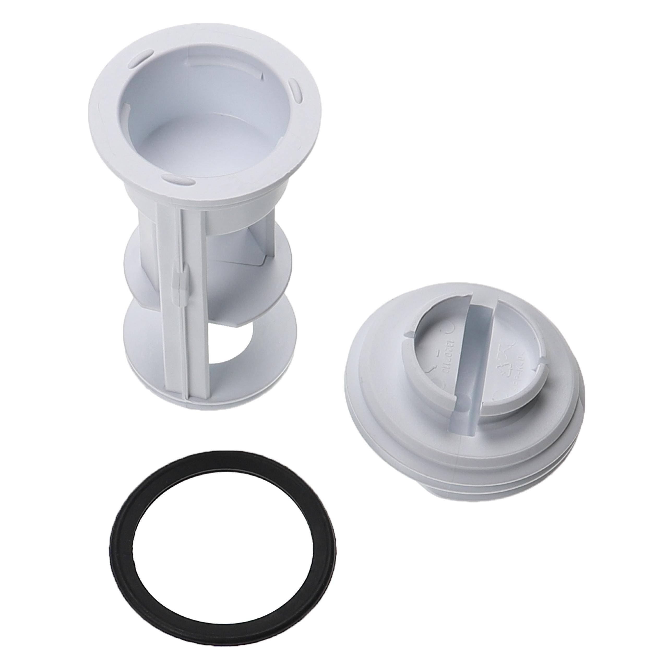 vhbw Flusensieb kompatibel mit AEG/Electrolux Lavamat LV5100 914205211-00 Waschmaschine