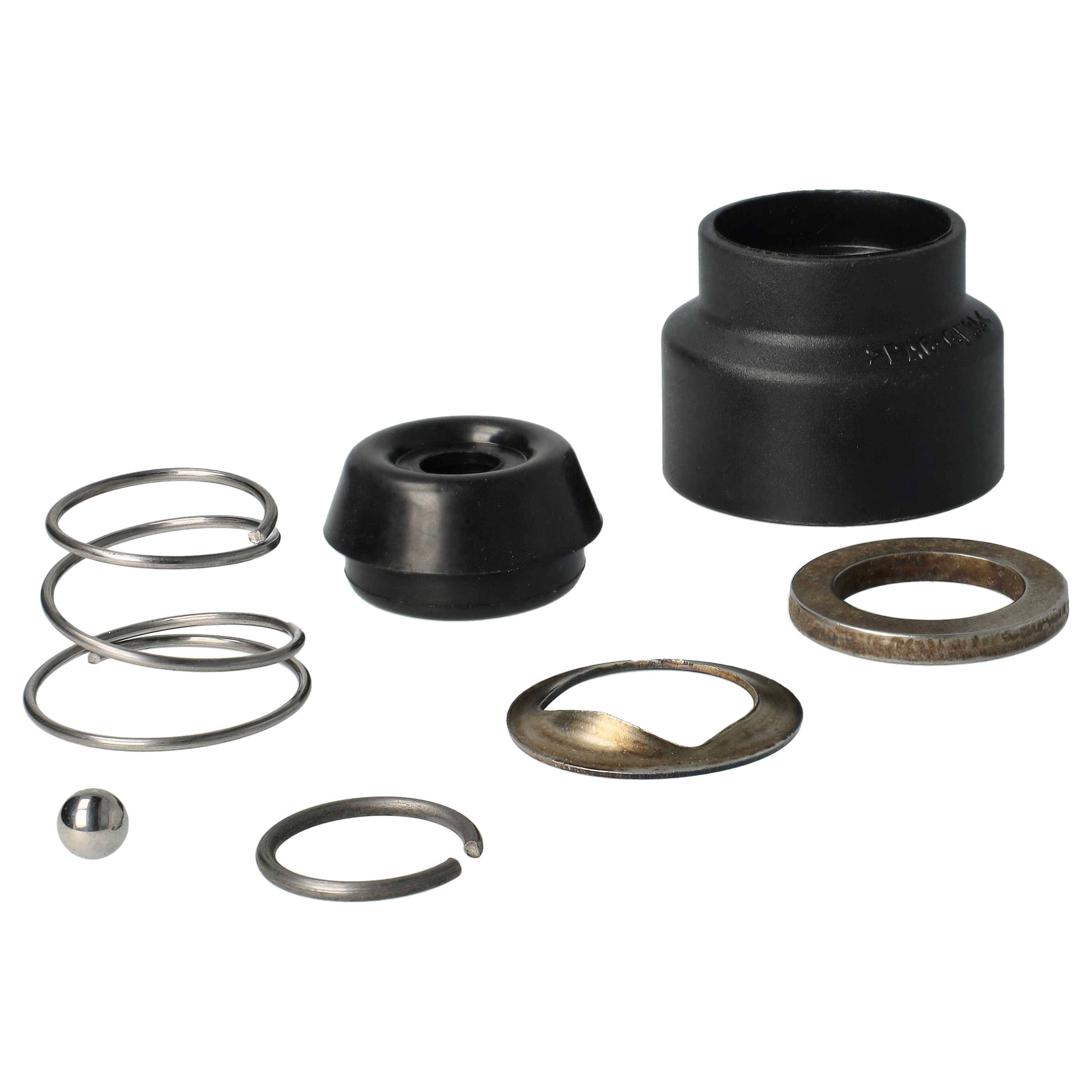 vhbw Bohrfutter Schutzhülse kompatibel mit Bosch GBH 2-20 REA, GBH 20 E Bohrhammer, Bohrmaschine Schwarz Silber