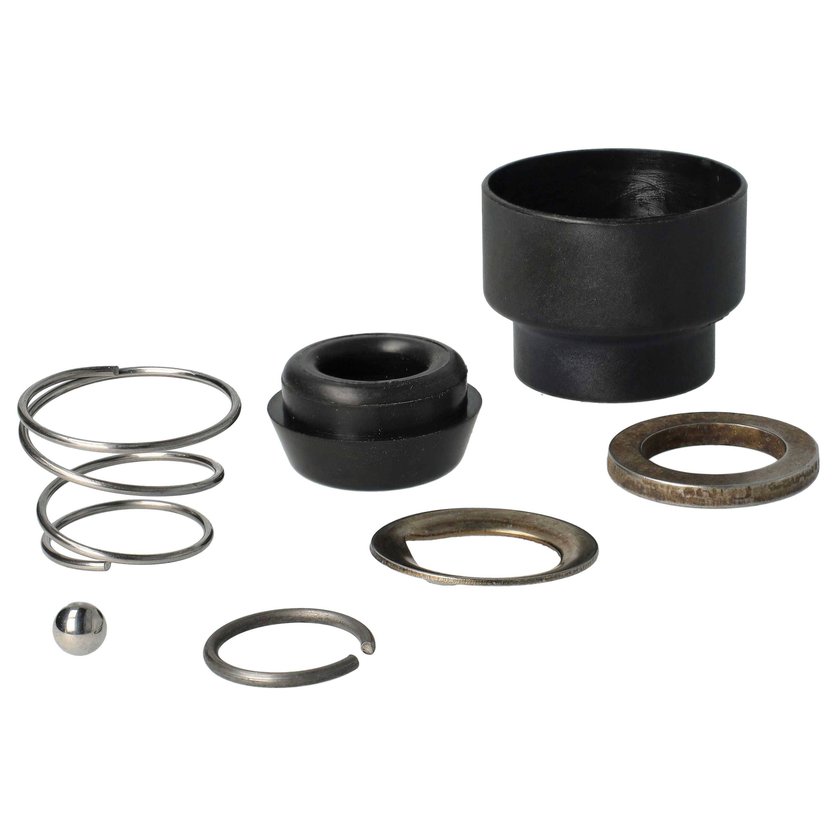 vhbw Bohrfutter Schutzhülse kompatibel mit Bosch GBH 2-20 REA, GBH 20 E Bohrhammer, Bohrmaschine Schwarz Silber