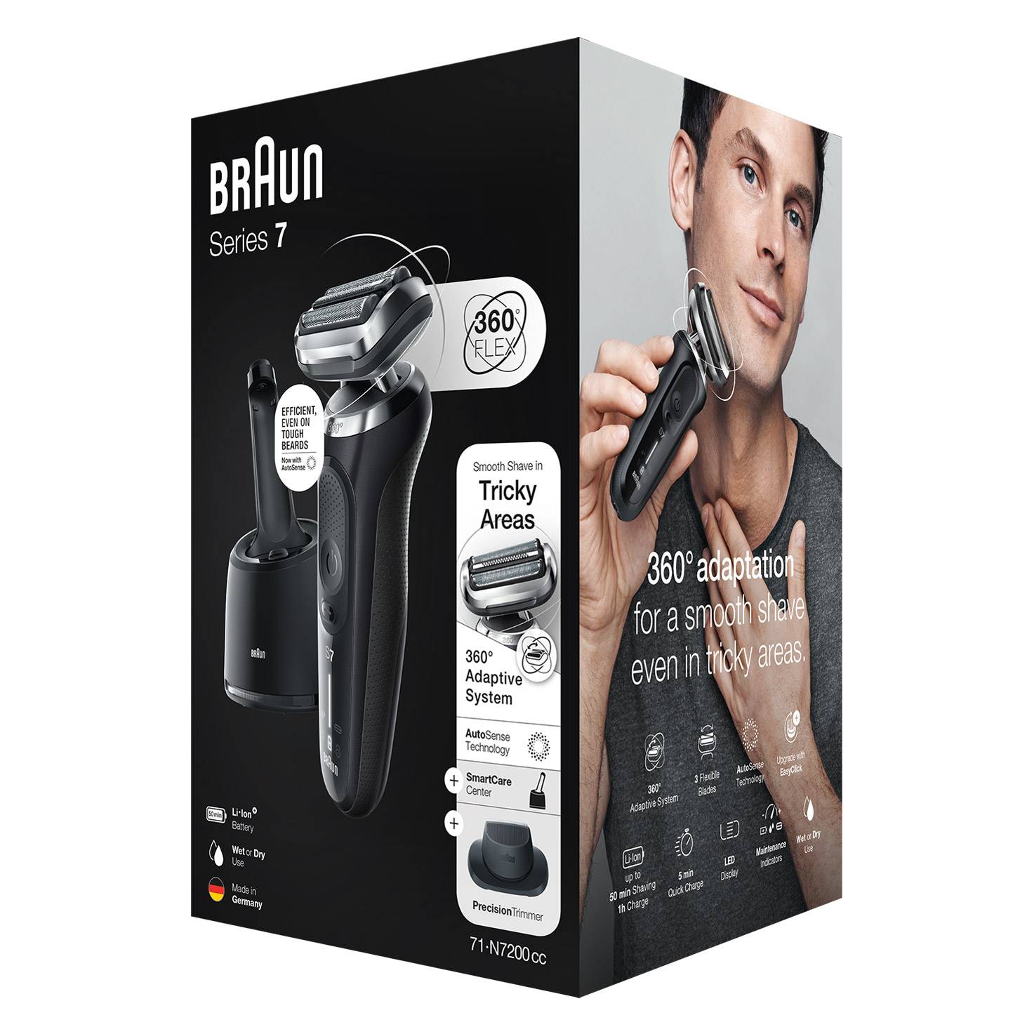 Braun Series 7 71-N7200cc - Rasierer - schnurlos