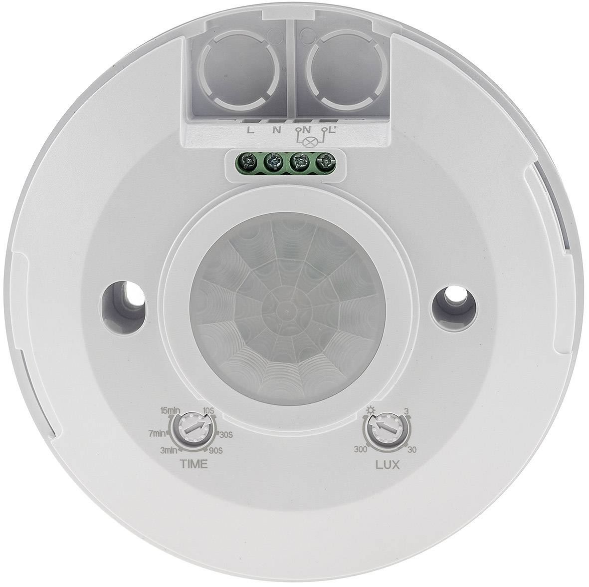 Infrarot Decken Bewegungsmelder 360° Ab 1 Watt LED geeignet bis 6m Zeit einstellbar Weiß