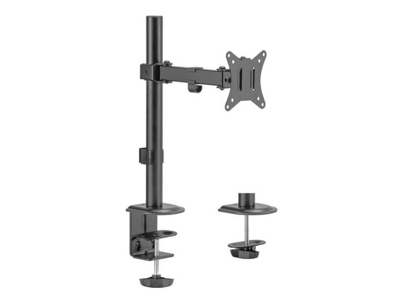 Equip Befestigungskit (Montagearm) - neigbar - für LCD-Display - Kunststoff, Metall - Schwarz - Bildschirmgröße: 43.2-81.3 cm (17"-32")
