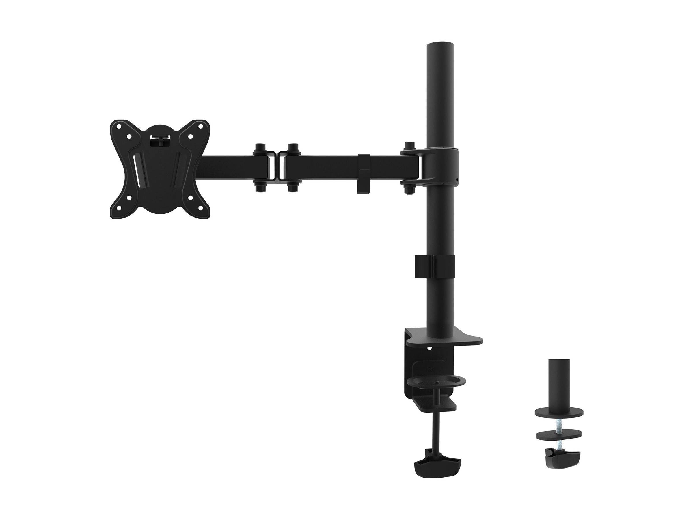 equip - Befestigungskit - neigbar - für 4 LCD-Anzeigen - Kunststoff, Metall - Schwarz - Bildschirmgröße: 43.2-81.3 cm (1
