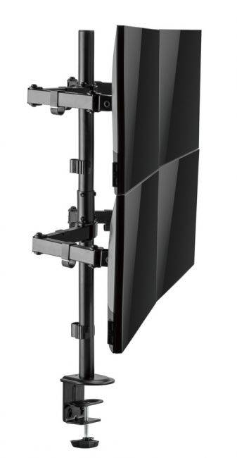 Equip Befestigungskit - neigbar - für 4 LCD-Anzeigen - Kunststoff, Metall - Schwarz - Bildschirmgröße: 43.2-81.3 cm (17"-32")
