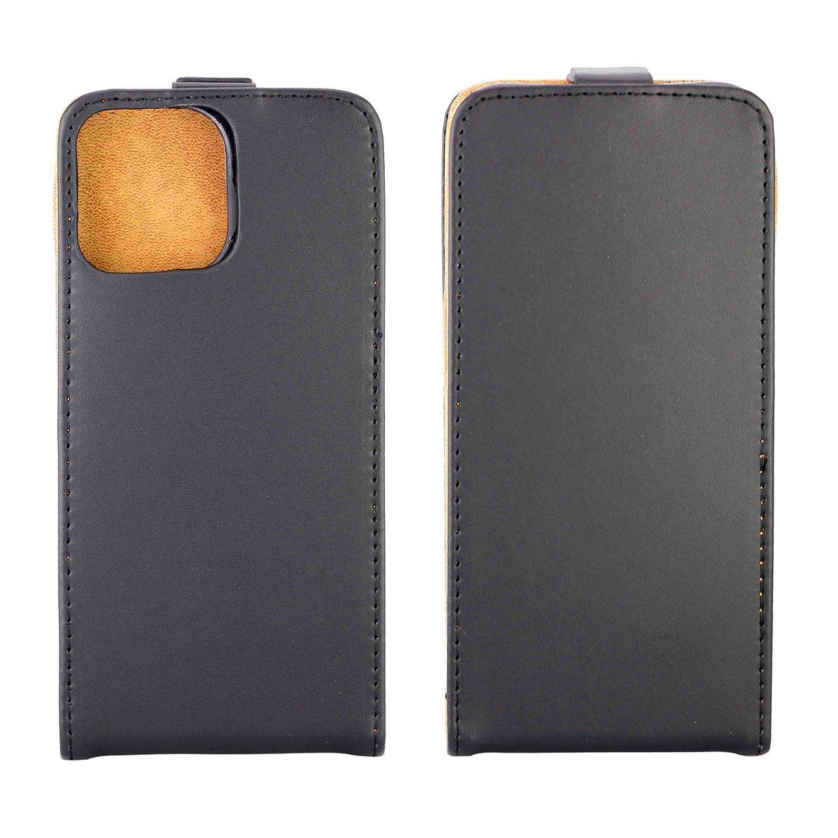 Für Apple iPhone 14 Plus Fliptasche Premium Schwarz Hülle Case Cover Schutz Zubehör Etui Neu