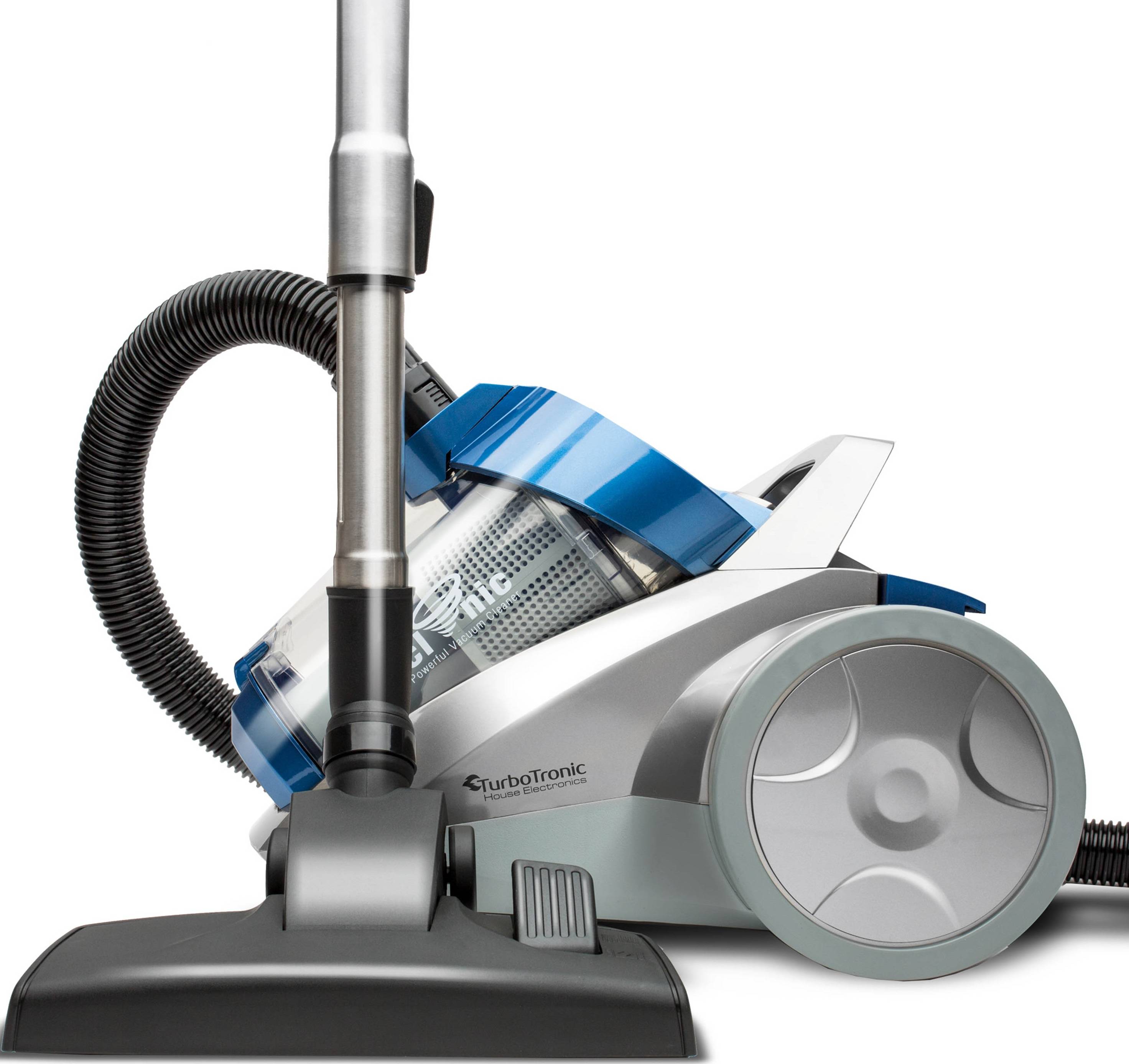 TurboTronic Multi Zyklon Staubsauger CV04 – brachiale 22kPa Saugkraft 900W ohne Beutel kleiner Trockensauger für Parkett, Tierhaare & Hundehaare,