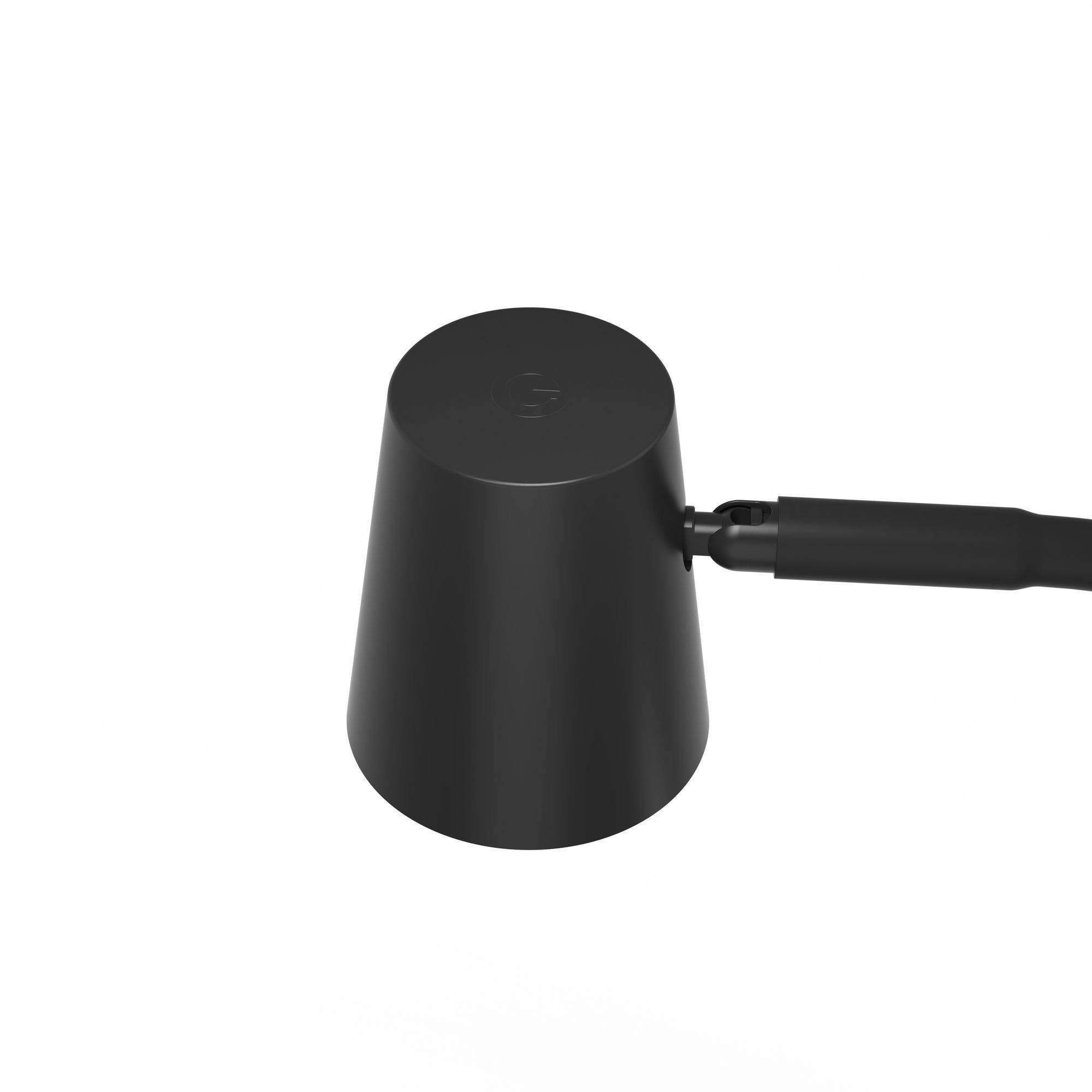 kalb | LED Leseleuchte schwarz, warmweiß 360° drehbarer Leuchten-Kopf, flexibler Leuchten-Hals, dimmbar