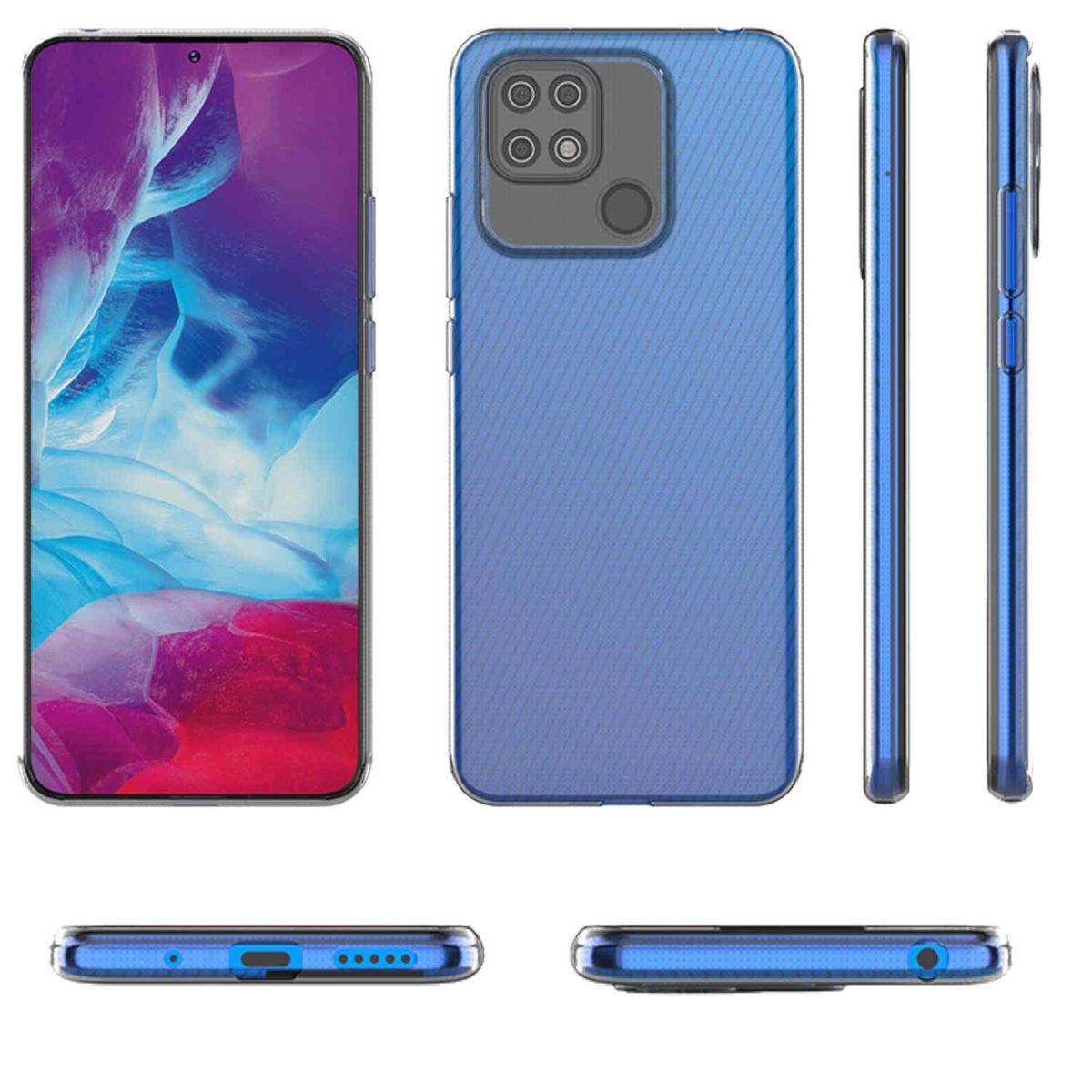 Für Xiaomi Redmi 10C Silikoncase TPU Schutz Transparent Handy Tasche Hülle Cover Etui Zubehör Neu