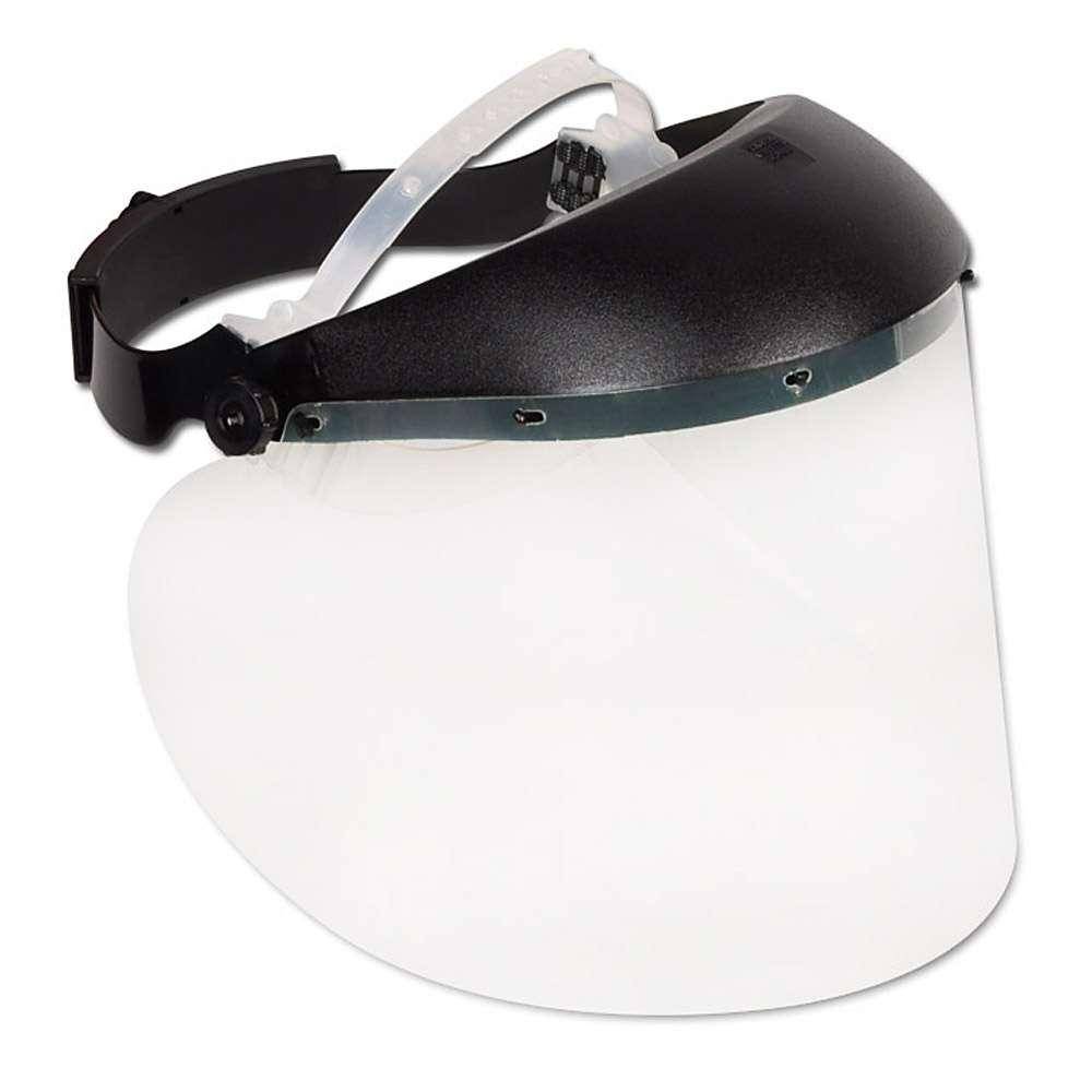 Uvex Visier 9706 - Scheibe frablos - innen beschlagfrei - auf Kopfgröße einstellbar - Maße 540 x 195 x 1,0 mm