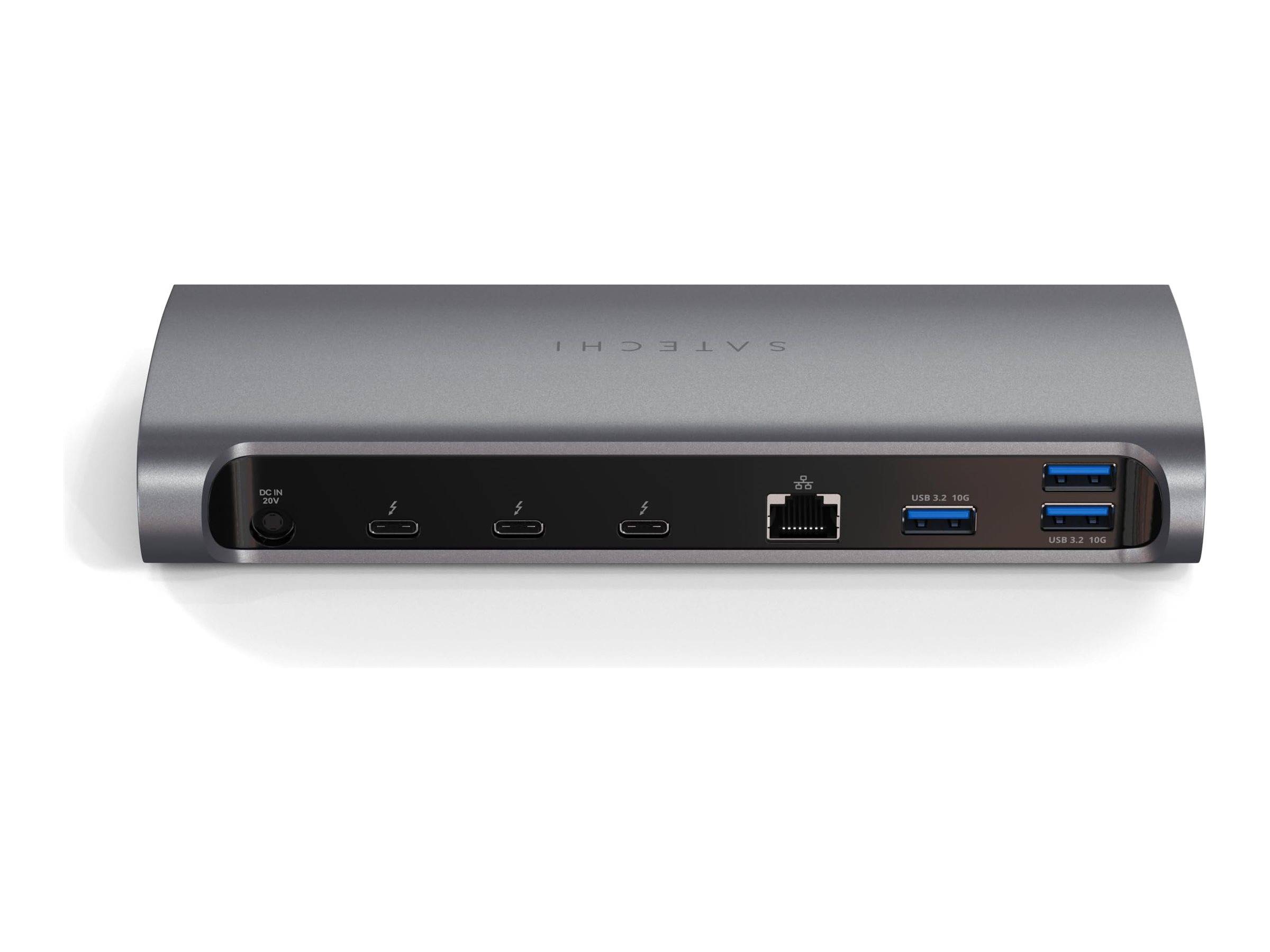 Satechi Thunderbolt 4 Dock space greyDocking Station mit Thunderbolt 4