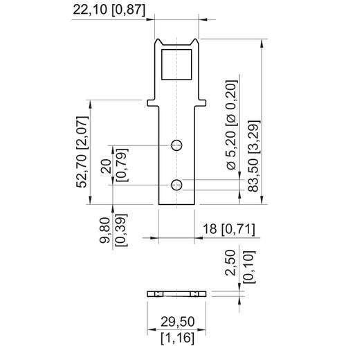 Stahl Betätiger Ersatzteil 8070/2-0-AZ