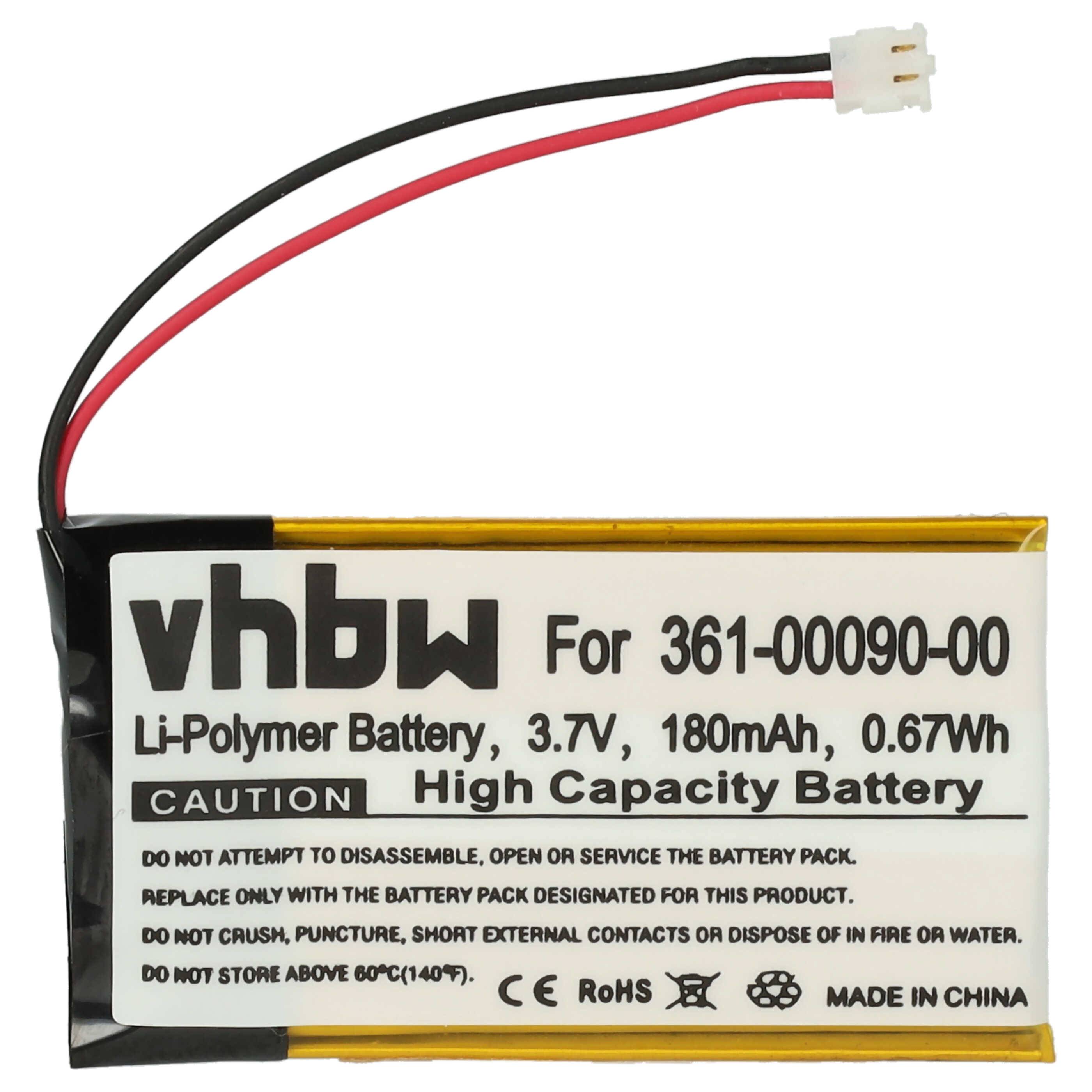 vhbw Akku kompatibel mit Garmin Vivoactive HR Smartwatch Uhr Fitnessarmband (180 mAh, 3,7 V, Li-Polymer) + Werkzeug-Set