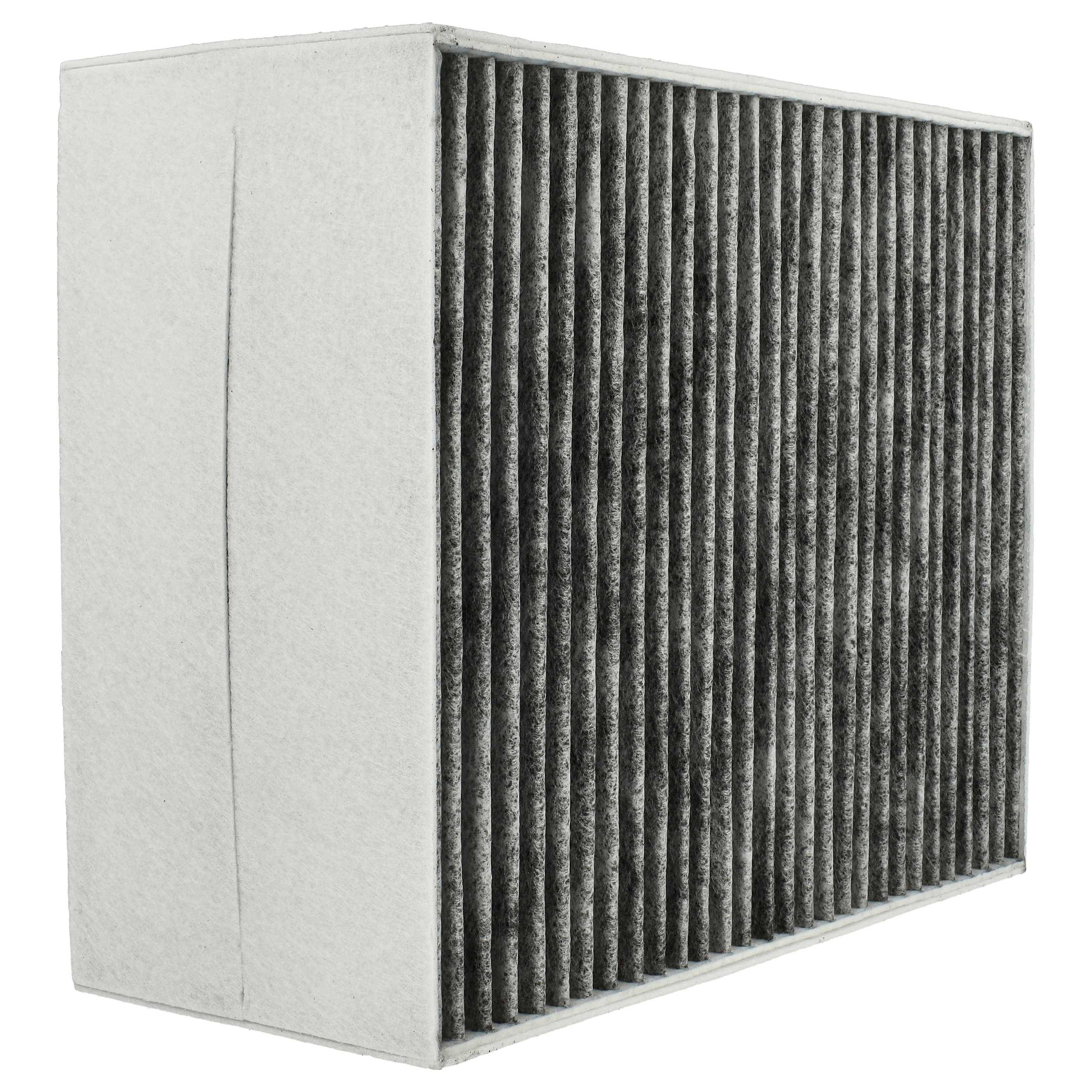 vhbw 1x Aktivkohlefilter kompatibel mit Siemens LF959RB50/01, LF959RB50, LF959RA51B/01, LF959RA51/01 Dunstabzugshaube - 22,7 x 18,9 x 10 cm