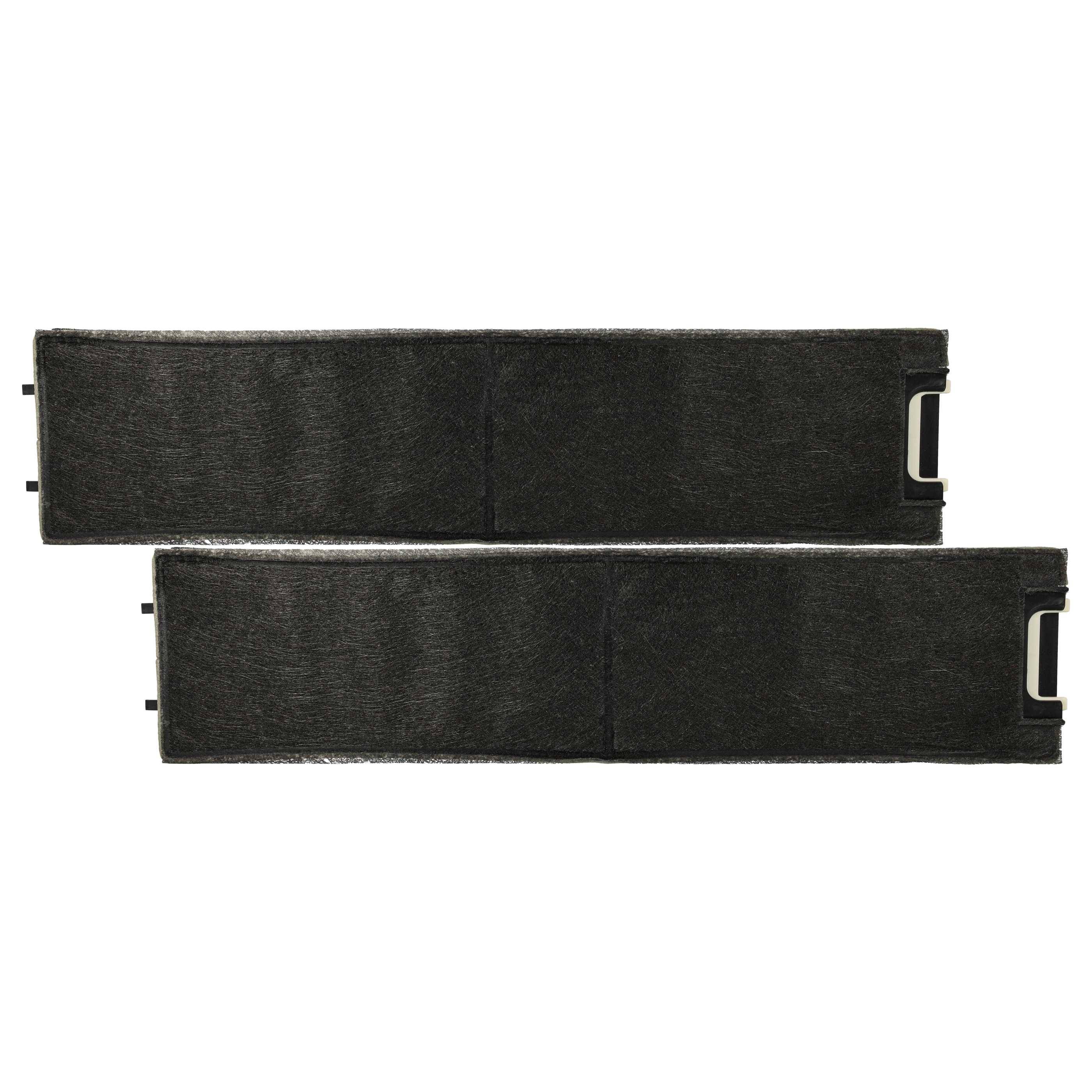 vhbw 2x Filter Aktivkohlefilter kompatibel mit Miele MARINE MA1 DA3492, MARINE MA2 DA3461 Dunstabzugshaube - 49 x 11,3 x 2,8 cm