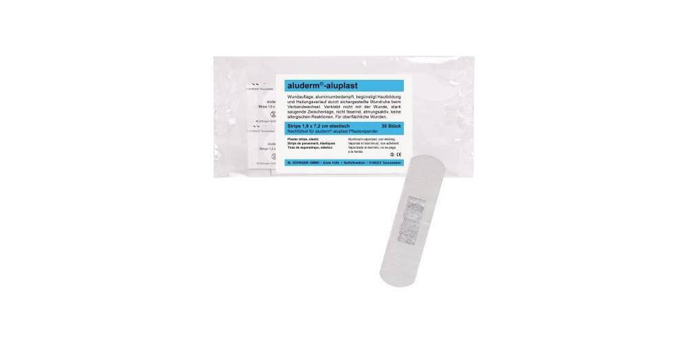 aluderm ® Wundpflaster 1,9 x 7,2 cm (B x L) Polyestervlies