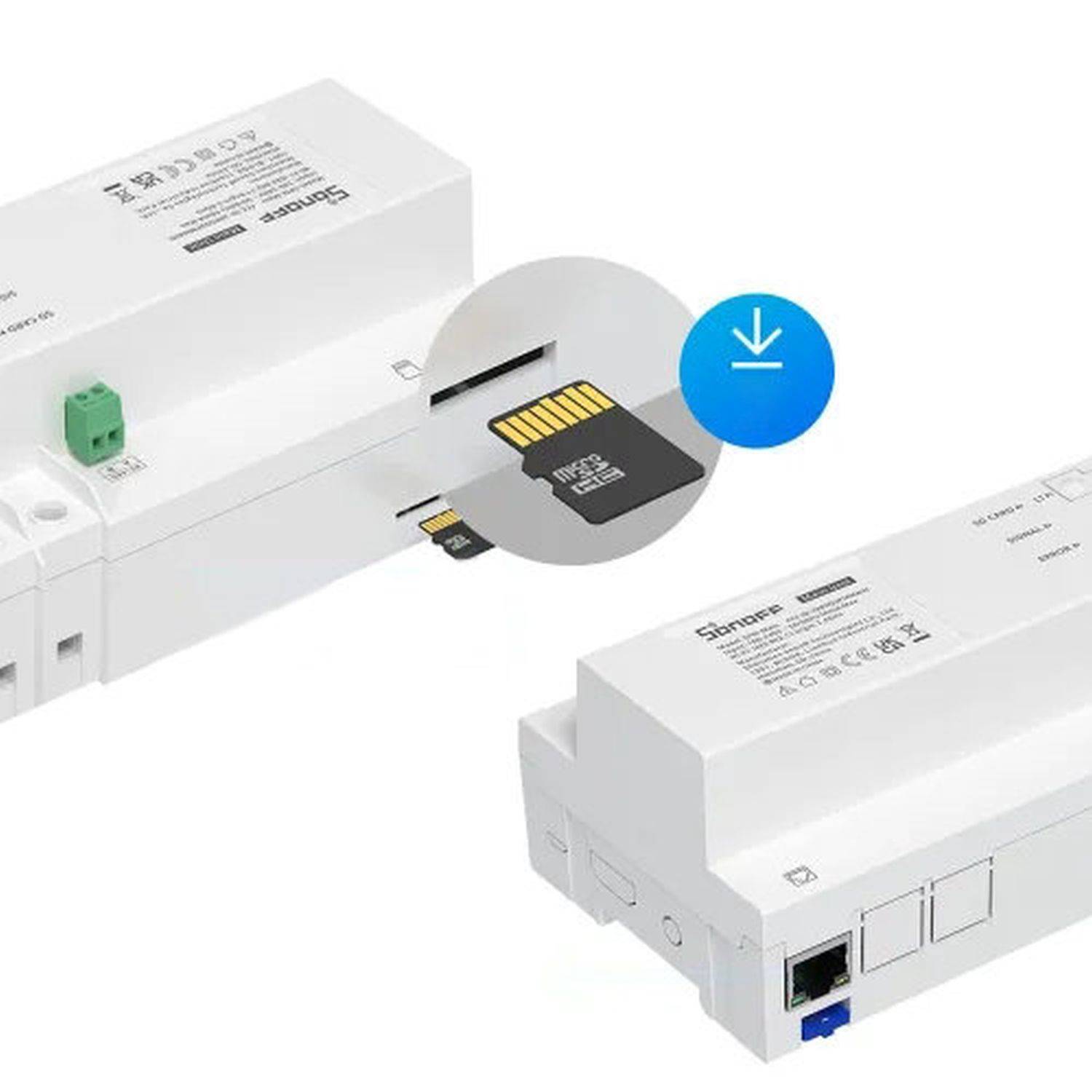 Sonoff SPM-Main SPM-4Relay Smart Switch Wi-Fi / Ethernet-Leistungsmesser Stromverbrauchmesser Weiß