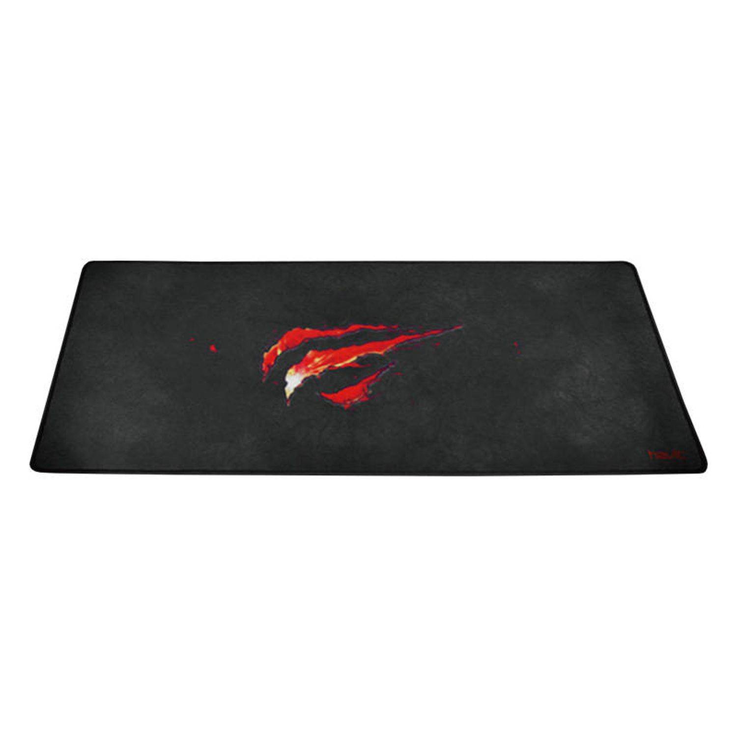 Havit Gaming Mousepad GAMENOTE MP861 Gaming Matte 700x300mm groß Anti-Rutsch ergonomische Form Schwarz
