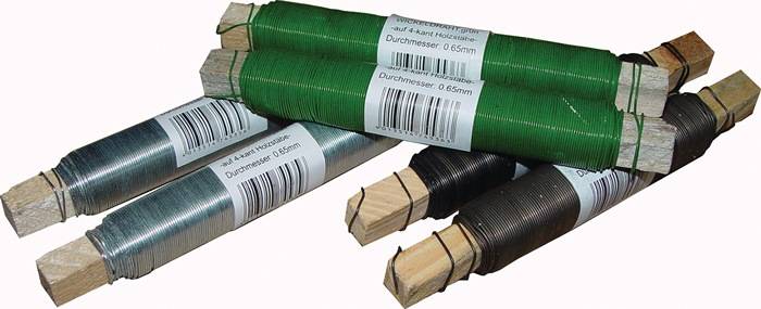 Wickeldraht 100g Drahtstärke 0,65mm geglüht Krt.a 2,5kg