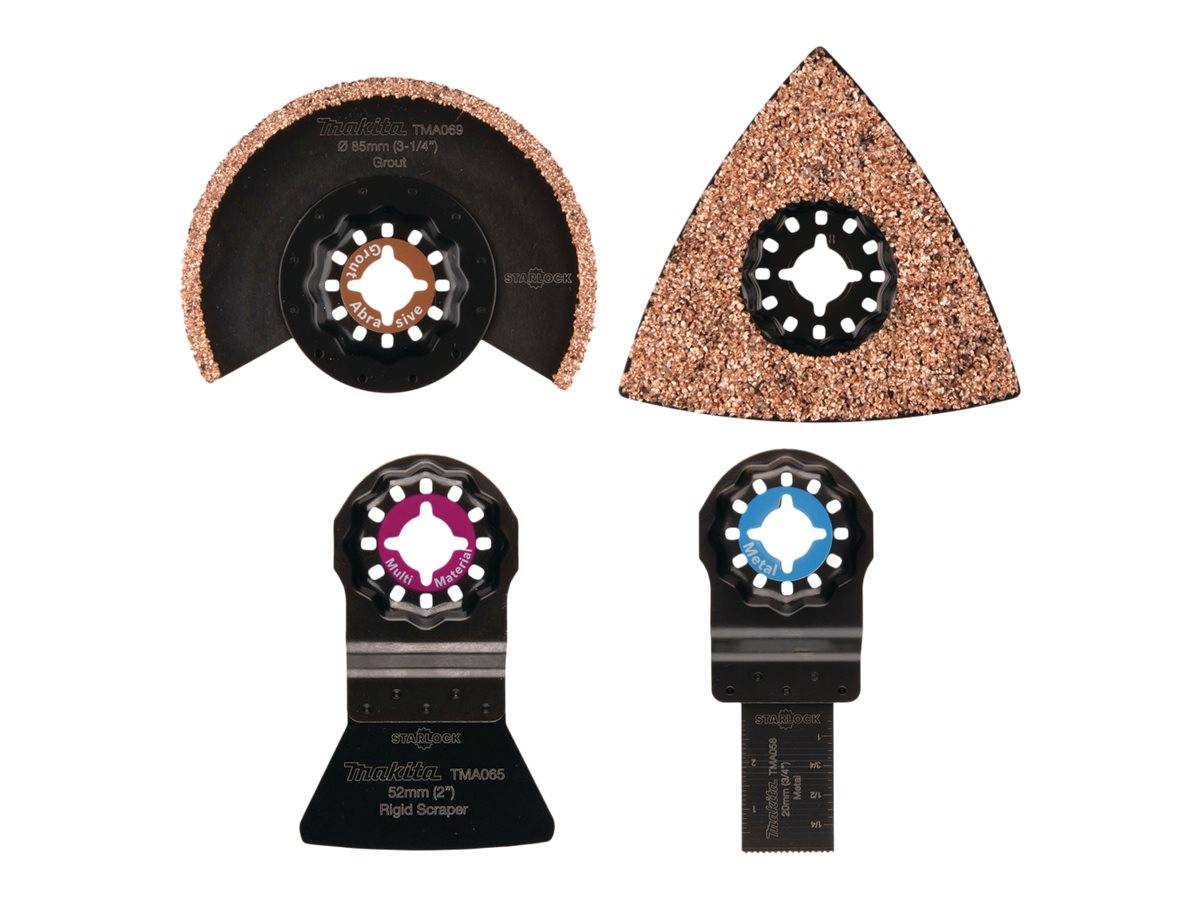 Makita Blattset für Multifunktionswerkzeug - für Fliesen - Aluminium - Epoxid -