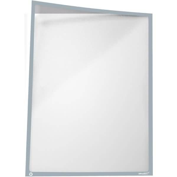 Infotasche Recycling magnetisch A4 312x225mm grau