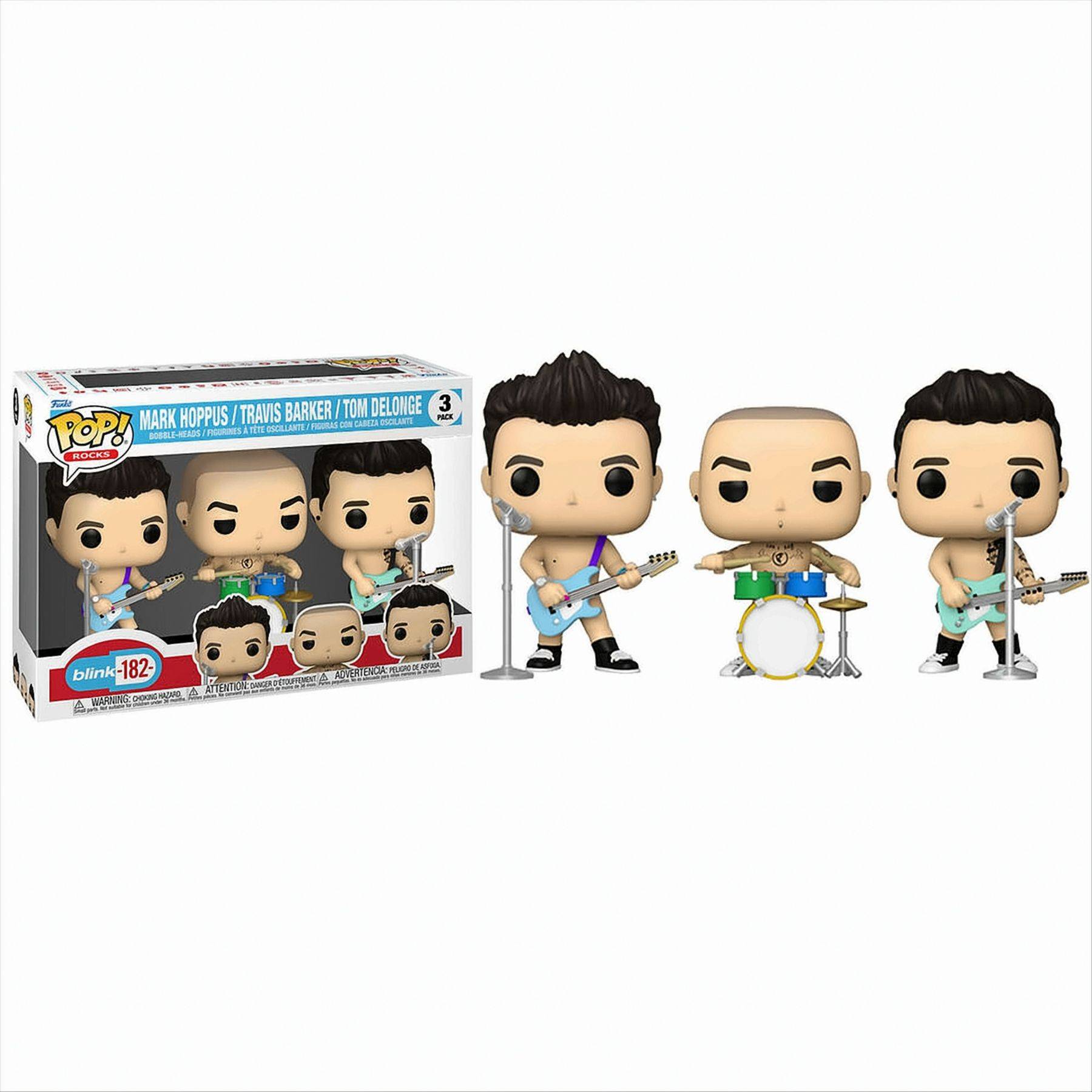 POP Rocks - Blink-182- Mark /Travis /Tom 3er-Pack Neu & OVP