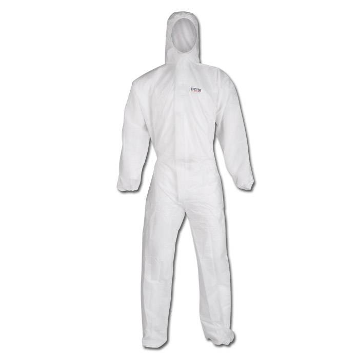 SMS-Schutzanzug - "WANNSEE" - dreilagiges Polypropylen - Größe XL - PSA Kategorie 3 Typ 5/6