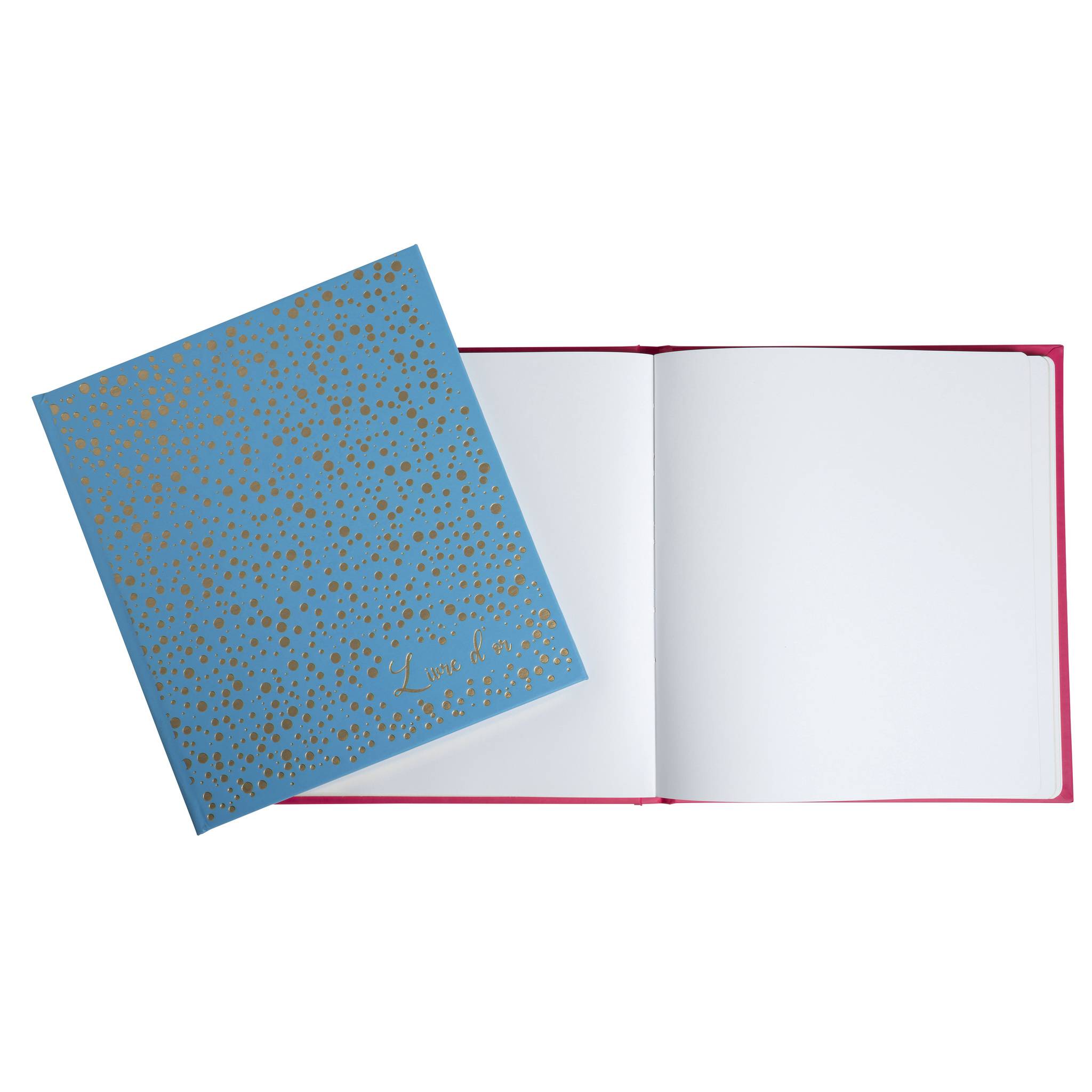 Exacompta 385E Exacompta, Gästebuch 140 Seiten gold, 21x19cm, Plum' Grün - Türkis