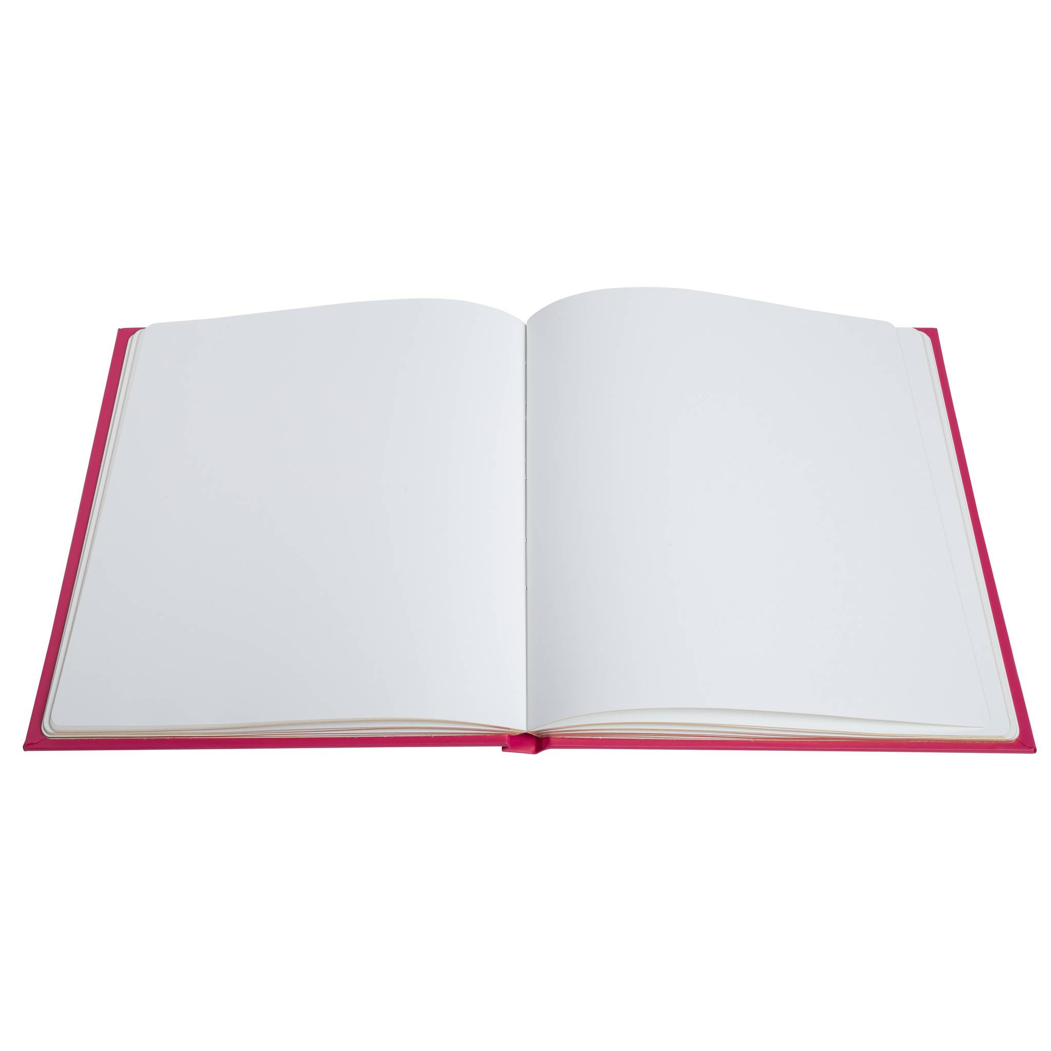 Exacompta 386E Exacompta, Gästebuch 140 Seiten gold, 21x19cm, Plum' Grün - Himbeerfarben