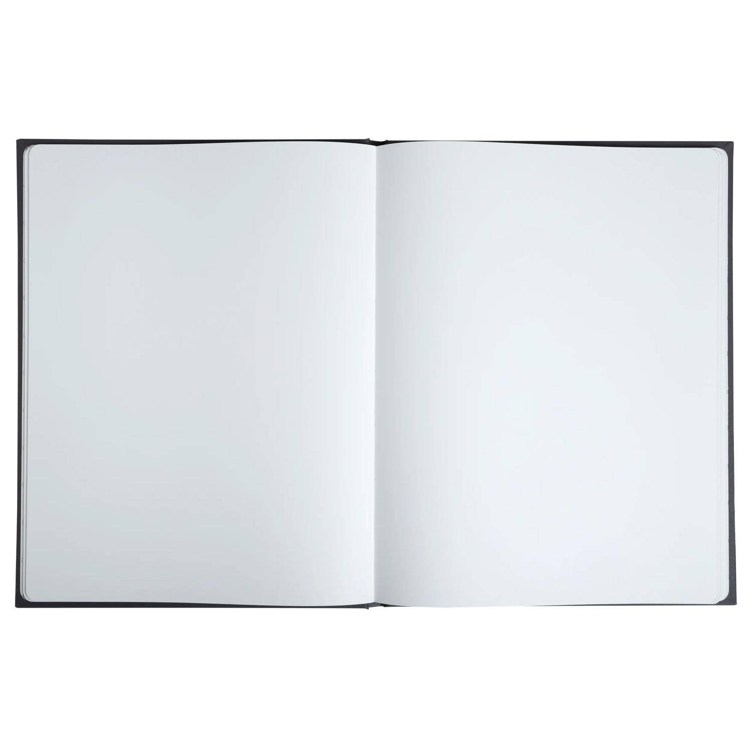 Exacompta Gästebuch100 Seiten silber, 27x22cm, Art elfenbein - Schwarz - 47688E