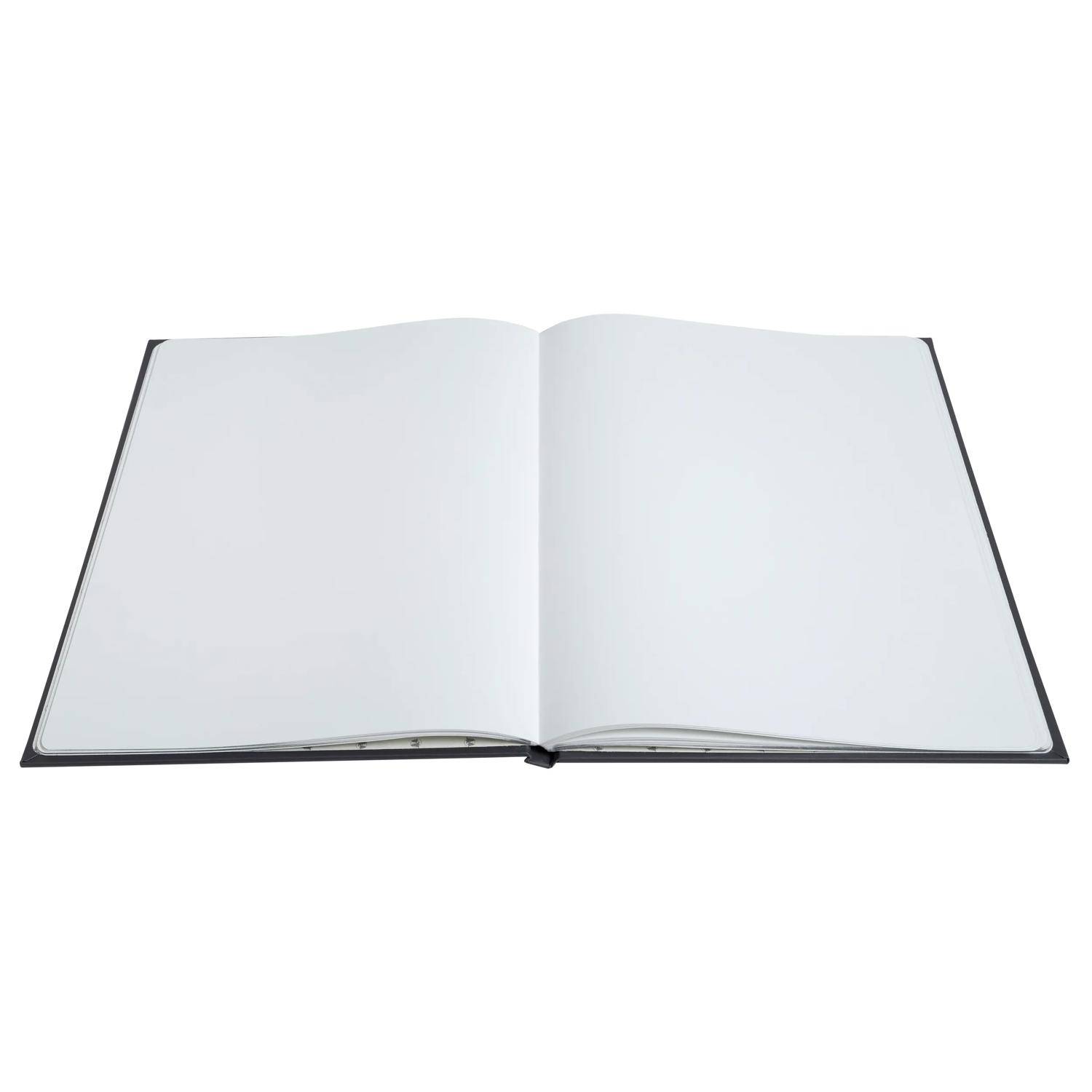 Exacompta Gästebuch100 Seiten silber, 27x22cm, Art elfenbein - Schwarz - 47688E
