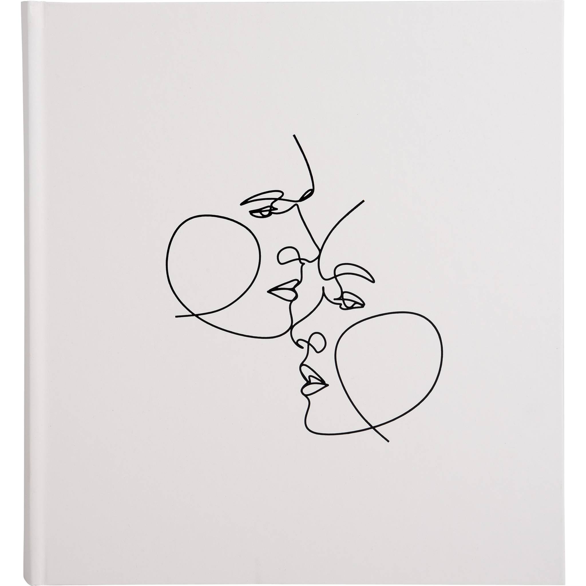 Exacompta Fotoalbum 60 Seiten schwarz 29x32cm, Art elfenbein, Elfenbein, 16079E