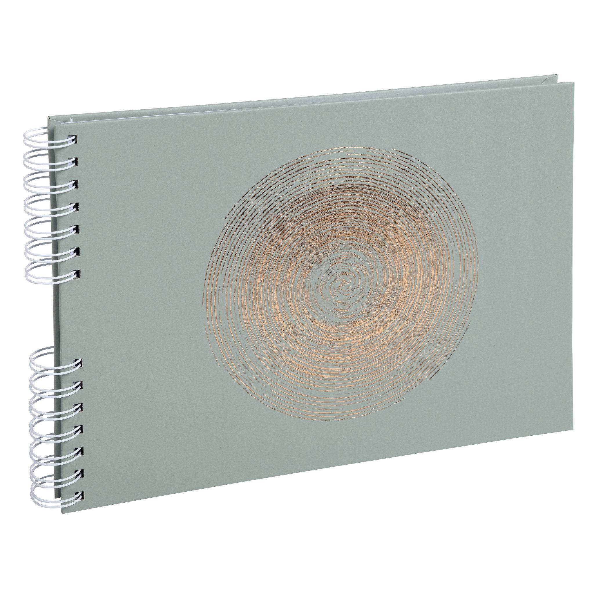 Exacompta Spiralalbum 50 Seiten weiß, 32x22 cm, Ellipse grün - Grün - 16165E