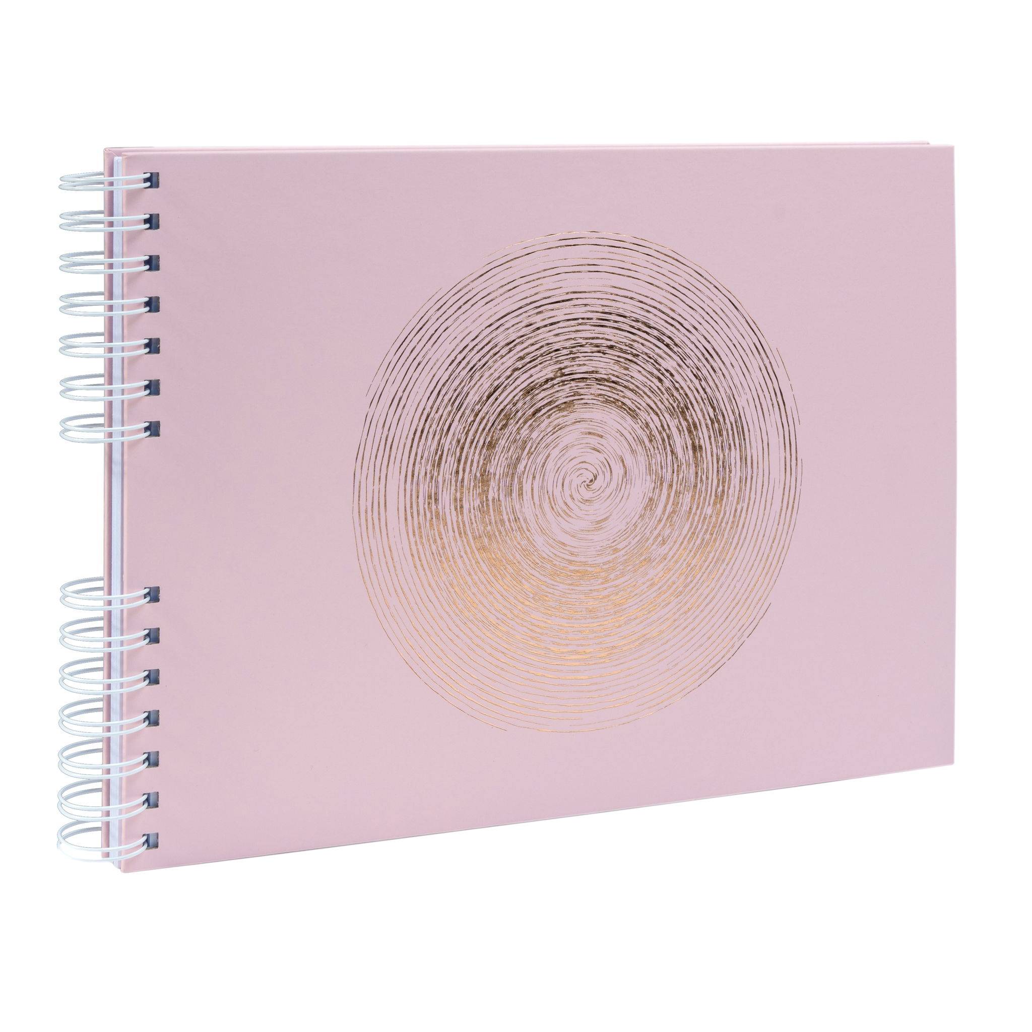 Exacompta Spiralalbum 50 Seiten weiß, 32x22 cm, Ellipse grün - Rosa - 16166E