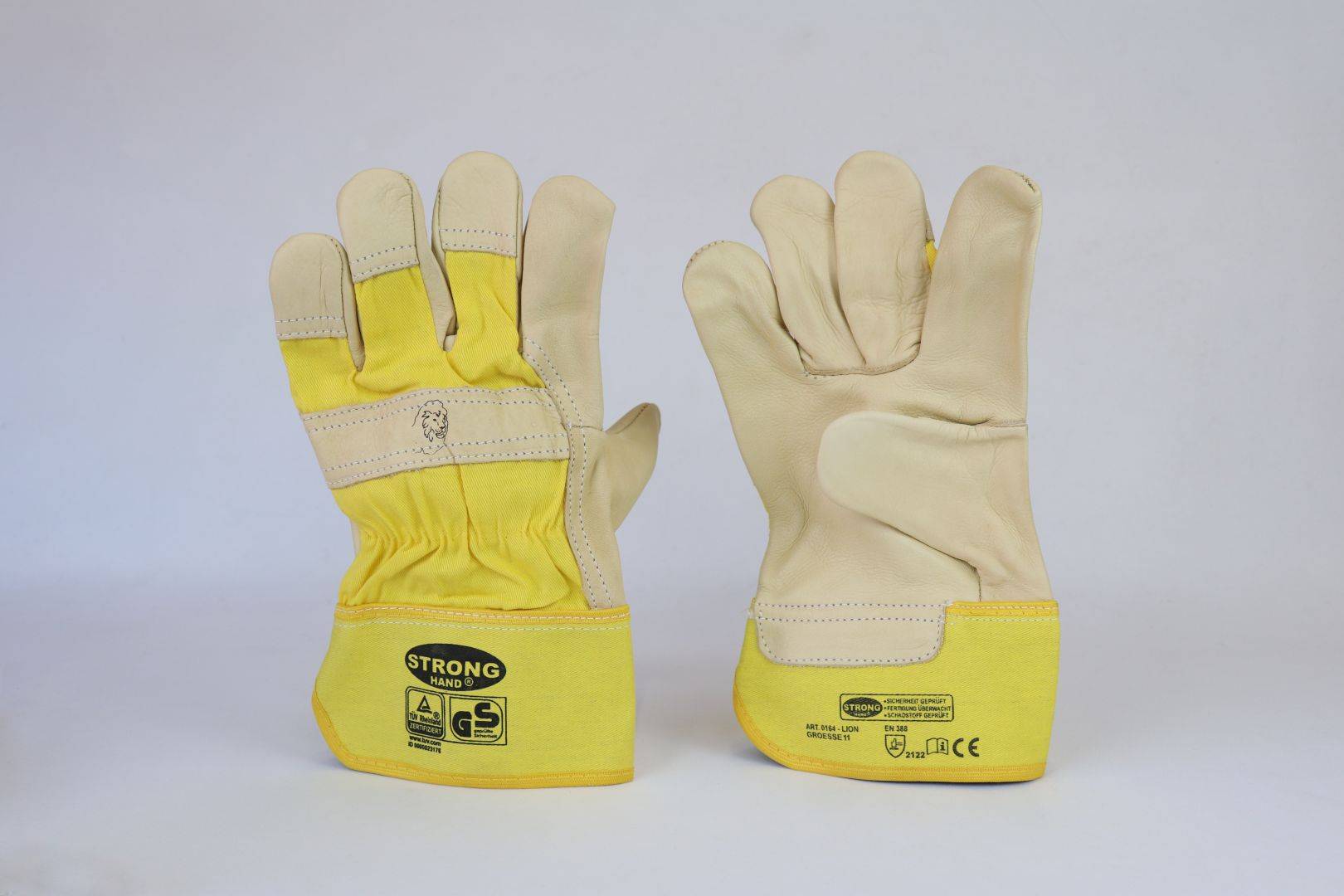 STRONGHAND Arbeitshandschuh LION, Leder, Gr. 11, 12 Paar