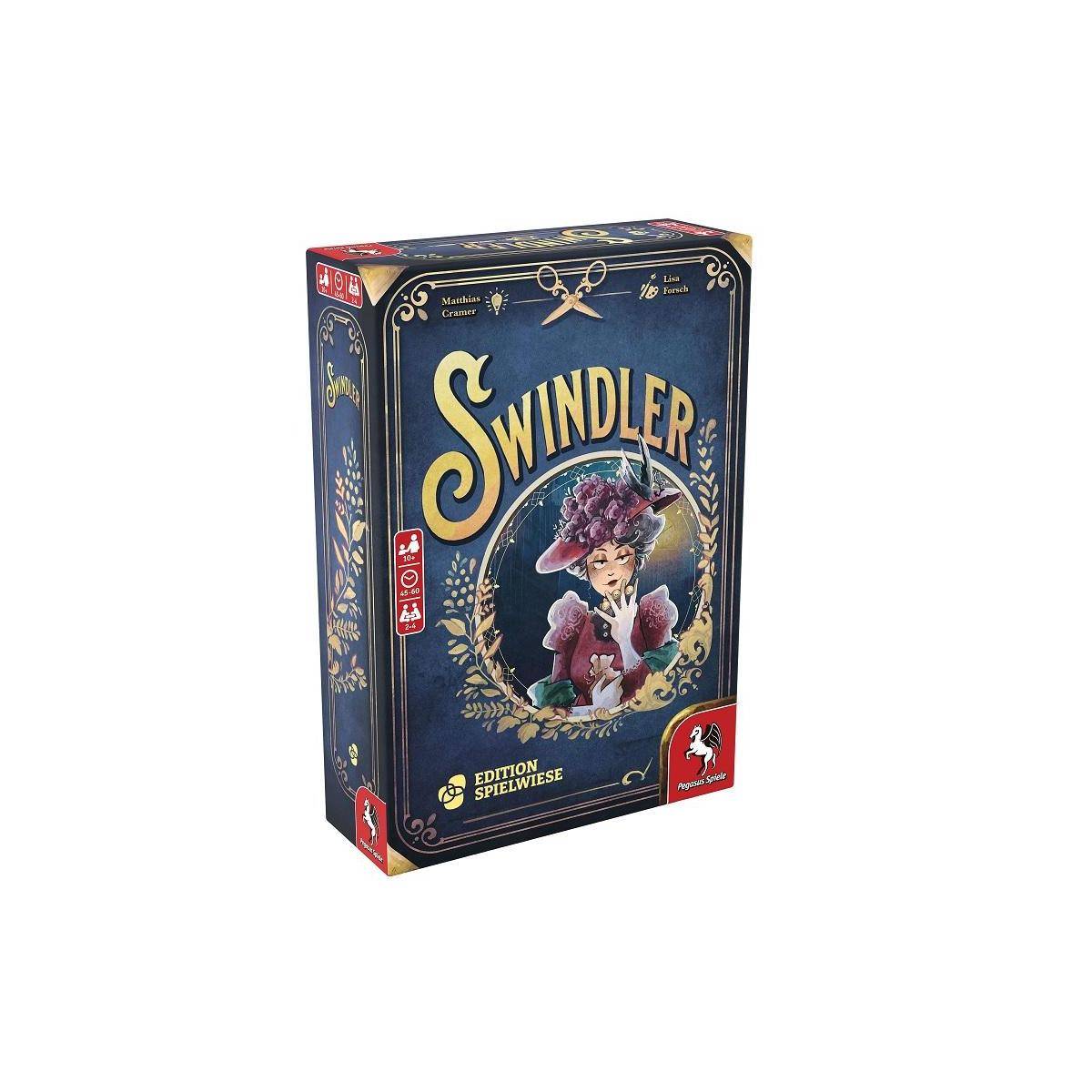 59057G - Swindler, Brettspiel, für 2-4 Spieler, ab 10 Jahren (DE-Ausgabe)