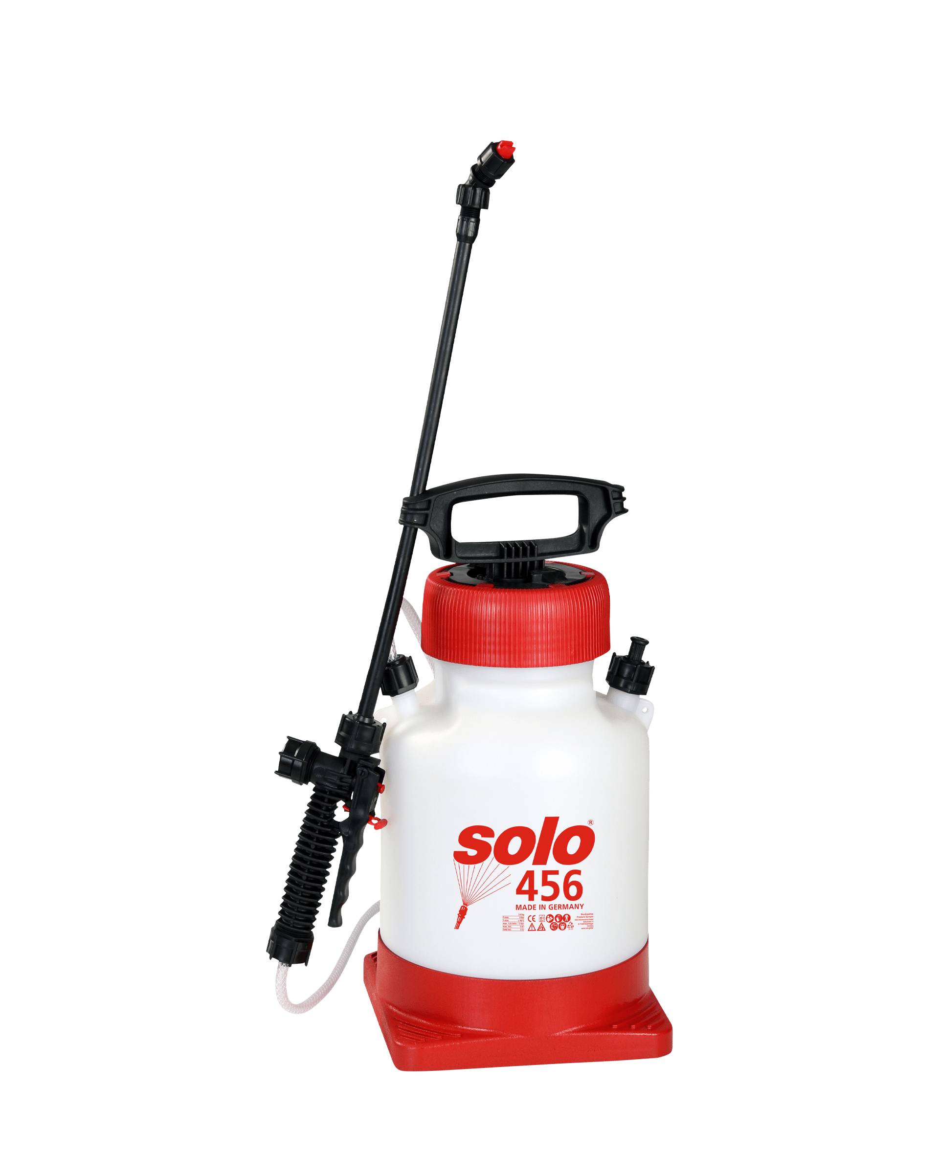 SOLO 256 Drucksprüher 5 Liter - Profi Sprühgerät für Garten, Industrie und Forst