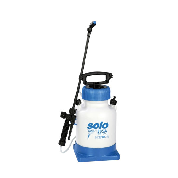 SOLO 305 A Drucksprüher mit Standfuß, Füllmenge 5 L, für PH-WERT 1-7 SOLO 305 A Drucksprüher mit Standfuß, Füllmenge 5 L, für PH-WERT 1-7