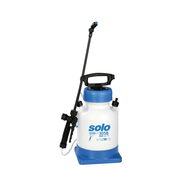 SOLO 305 B Drucksprüher mit Standfuß, Füllmenge 5 L, für PH-WERT 7-14 SOLO 305 B Drucksprüher mit Standfuß, Füllmenge 5 L, für PH-WERT 7-14