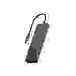 Rapoo USB-C Multiport Adapter, 6-in-1 grauLanglebiges Aluminium-Gehäuse /