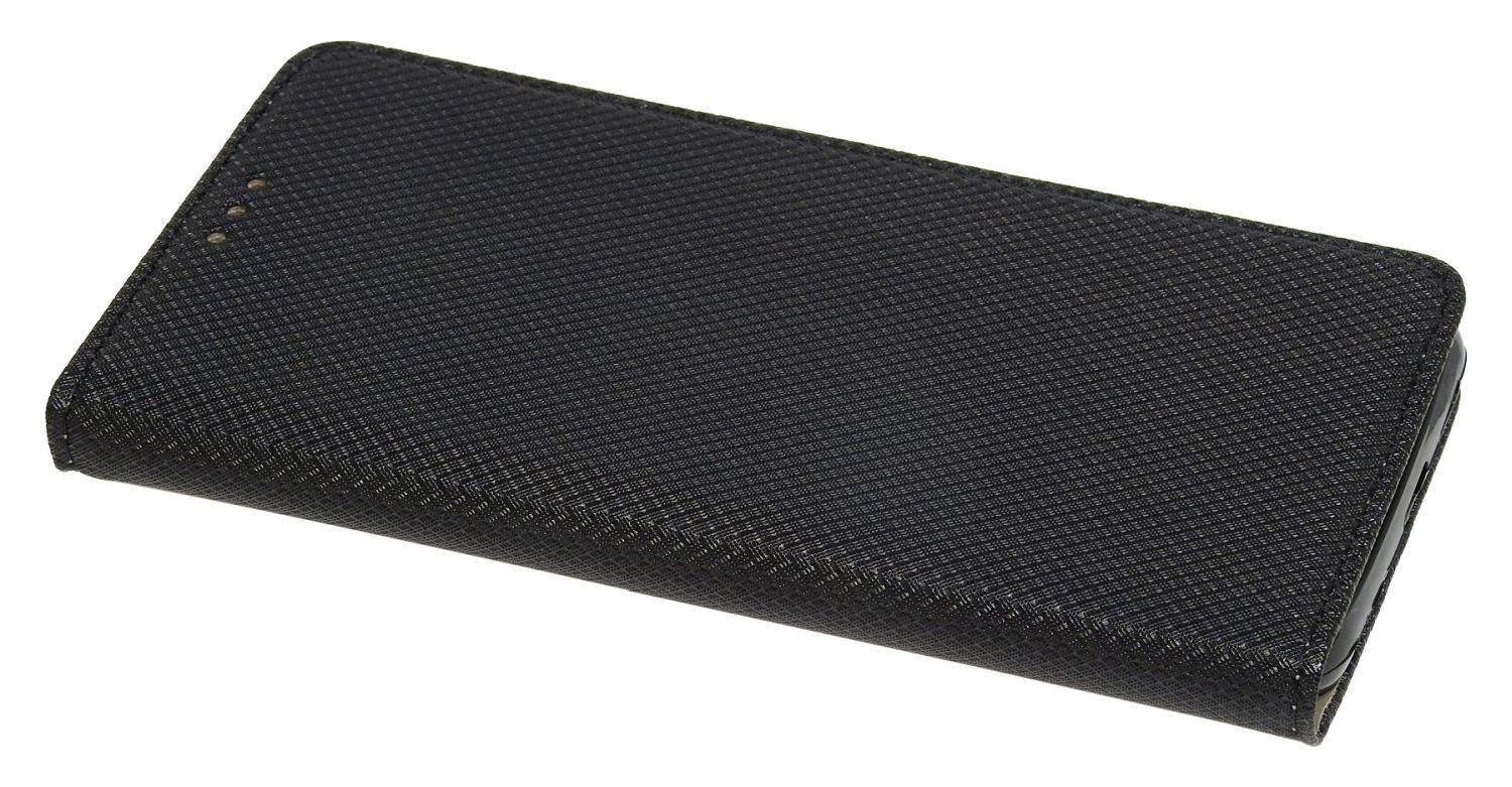 Buch Tasche "Smart" für XIAOMI REDMI 10A 4G Handy Hülle Brieftasche Schutzhülle mit Standfunktion, Kartenfach Schwarz