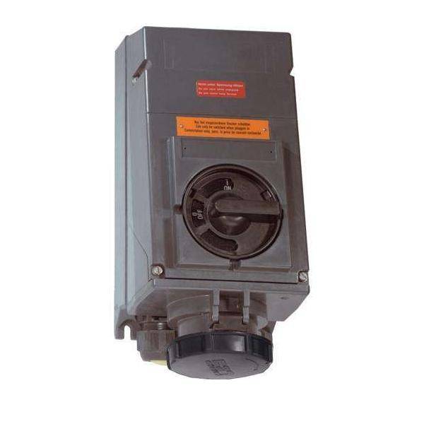 Stahl Wandsteckdose 8579/31-407 #270906