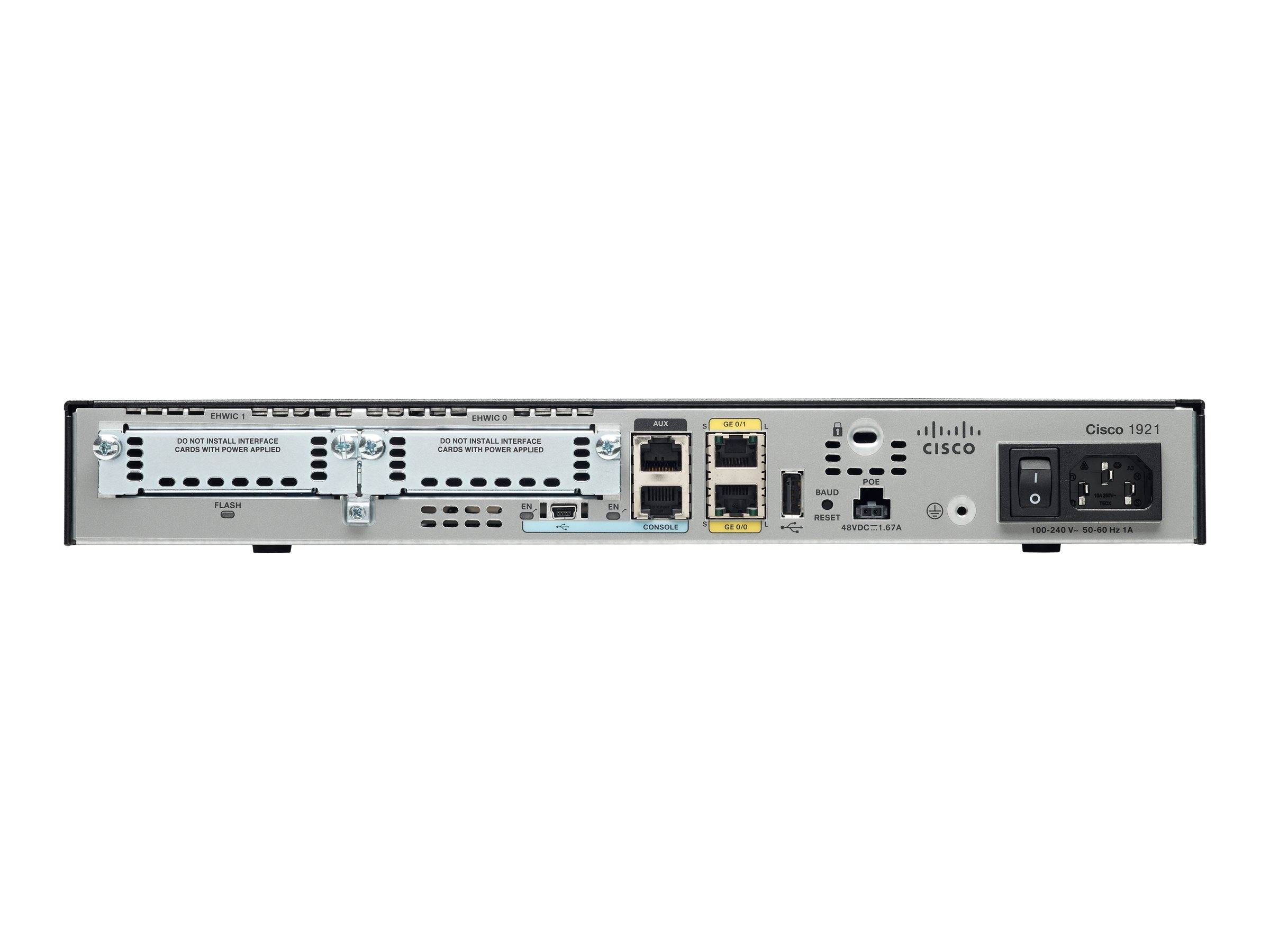 Cisco 1921 ISR with EHWIC-VA-DSL-A bundle - RouterDSL-Modem - GigE - an Rack