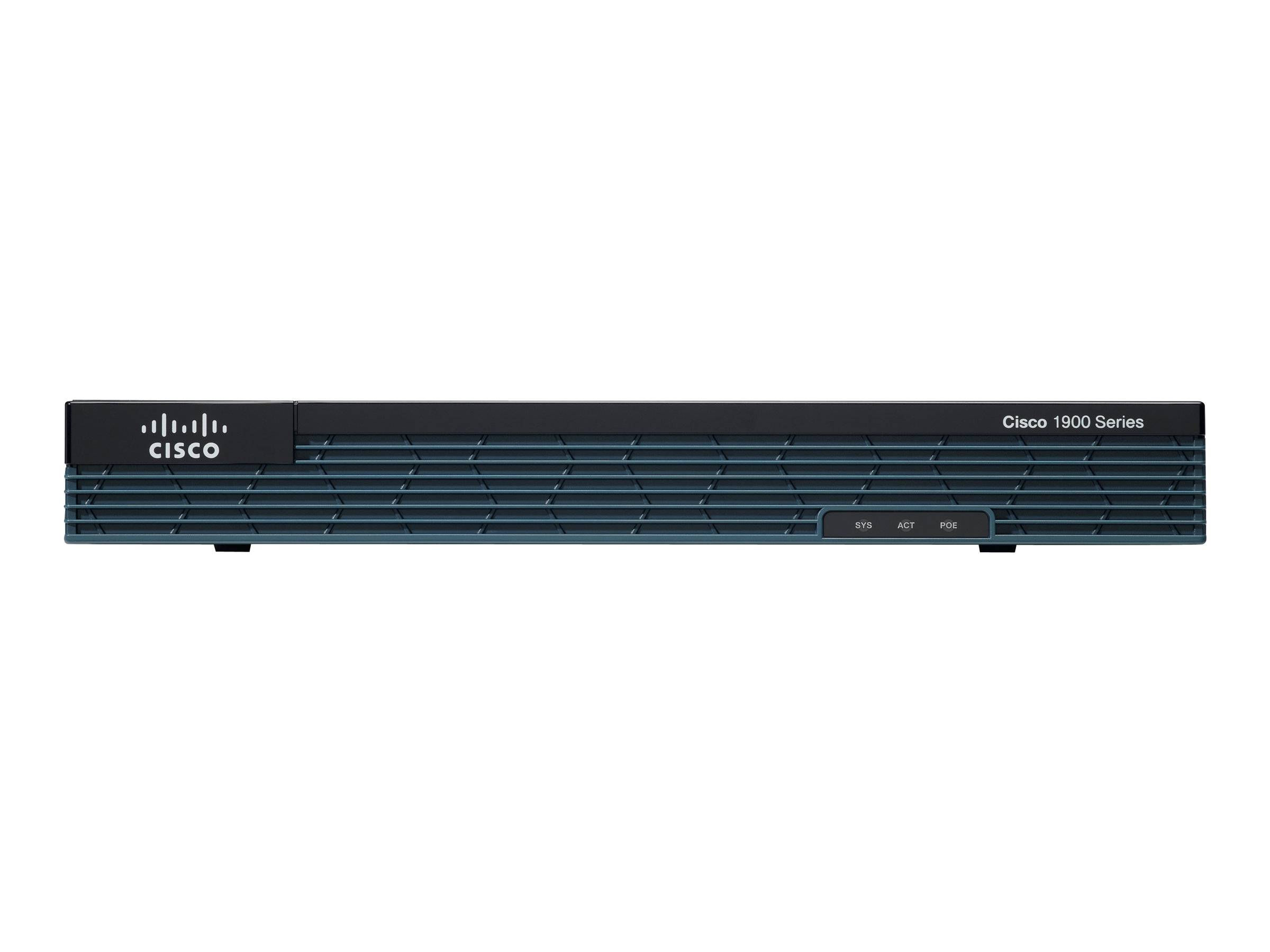Cisco 1921 - Router - GigE - an Rack montierbarRouter - 256MB CF - 512MB DRAM -