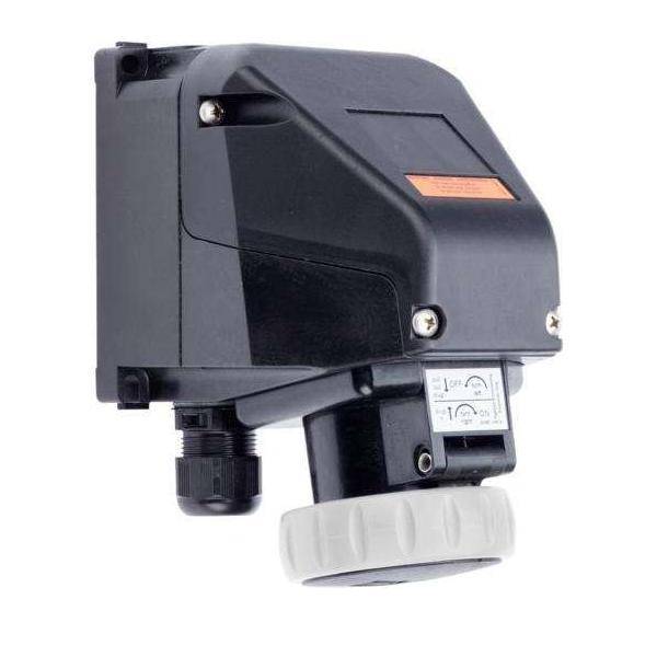 Stahl Kleinsteckdose 8573/13-312