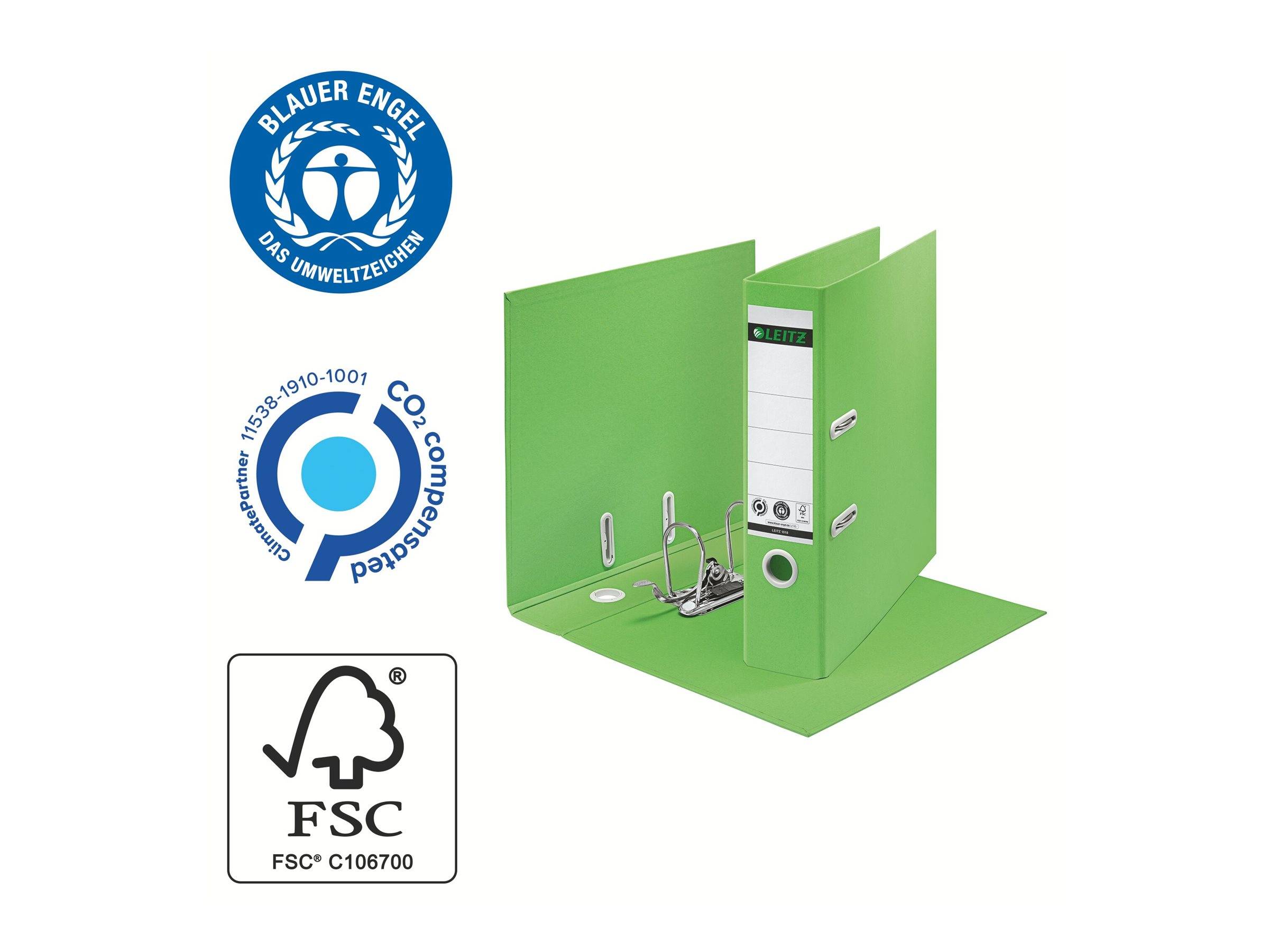 ESSELTE LEITZ - Leitz 180° - Aktenordner - Rückenbreite: 80 mm - für A4 (210 x 297 mm)