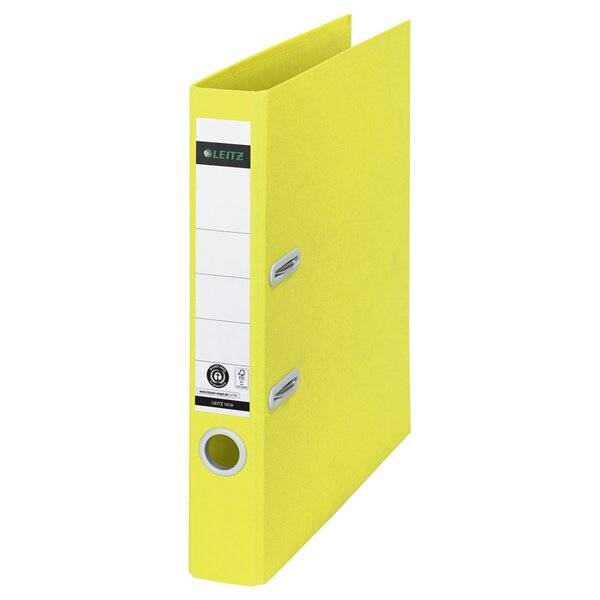 Ordner Recycle 180 Grad A4 schmal 50mm gelb