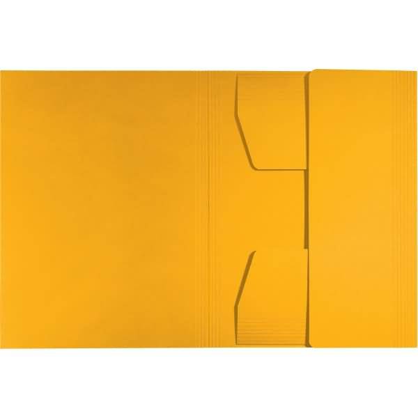 Jurismappe Recycle A4 Karton gelb