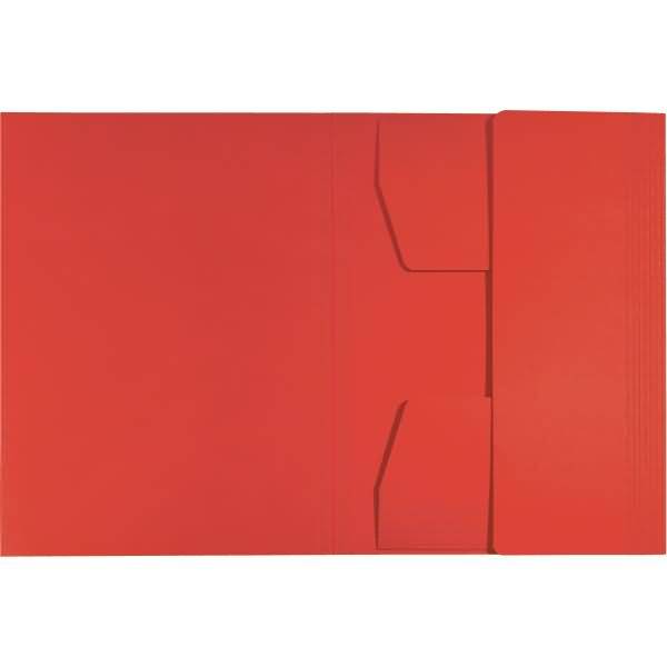 Jurismappe Recycle A4 Karton rot