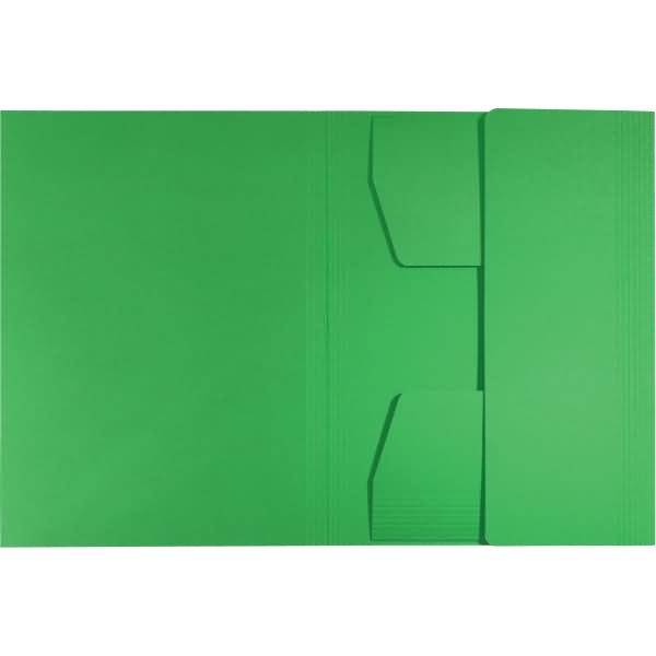 Jurismappe Recycle A4 Karton grün