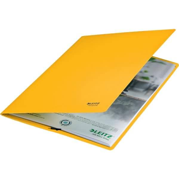 Eckspanner Recycle A4 Karton gelb